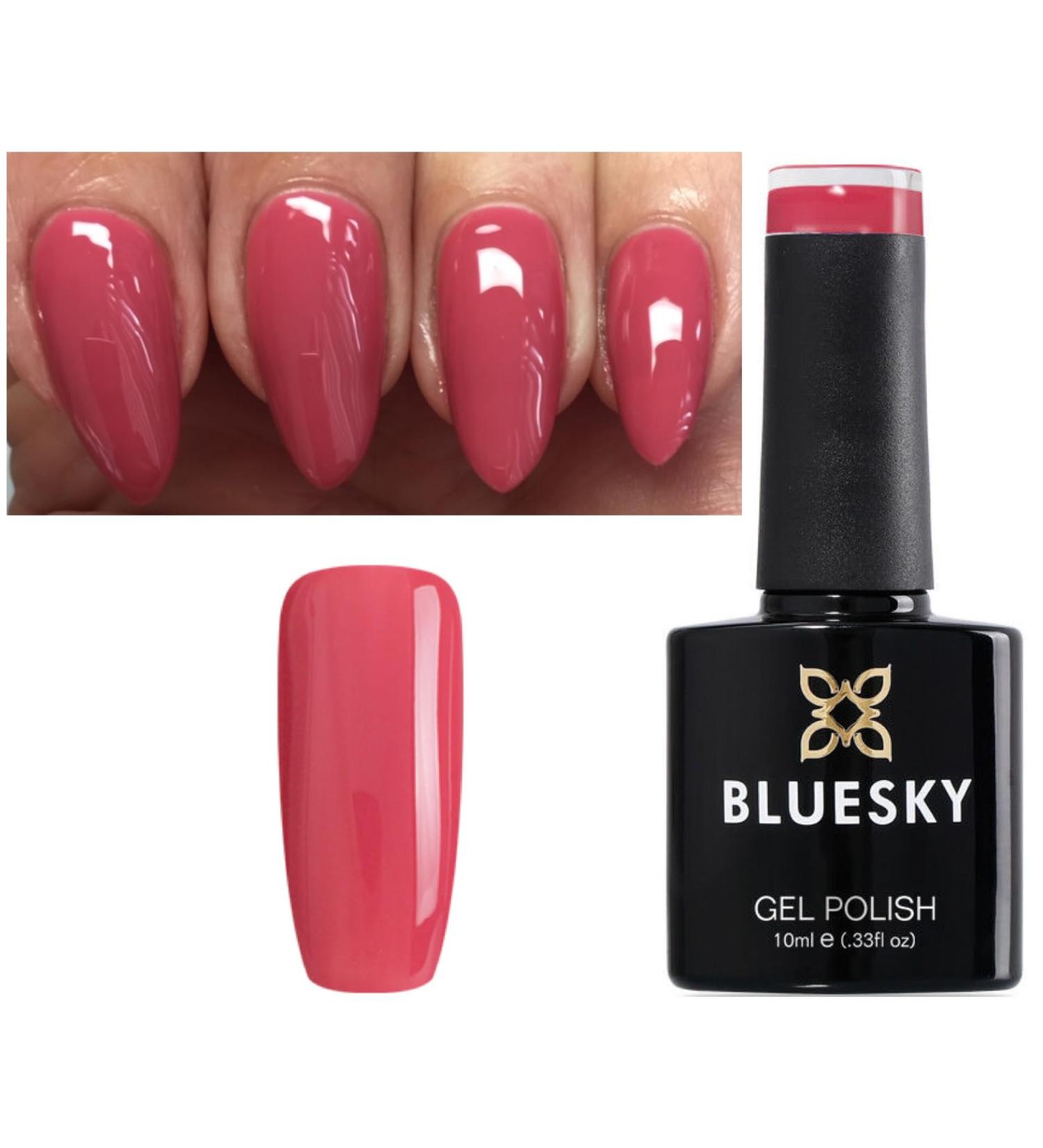 Bluesky Gel Polish PINK ENGLISH ROSE SPRING SUMMER BP08 UV LED Soak Off 10ml Pink Rose 10 ml (Pack of 1) - Buy Online on GoSupps.com