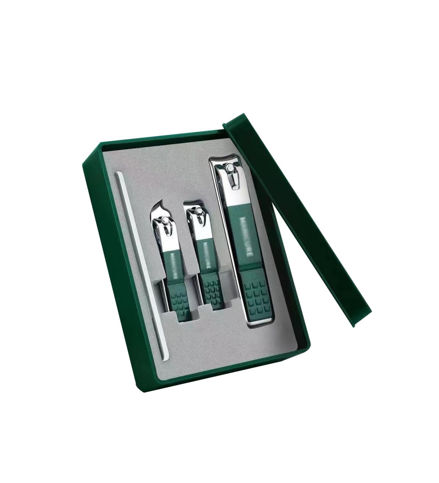 Portable Nail Clipper Set 4 Pieces Large and Small Size Nail Clippers Meet A Variety of Use Needs Practical Tools - Buy Online on GoSupps.com