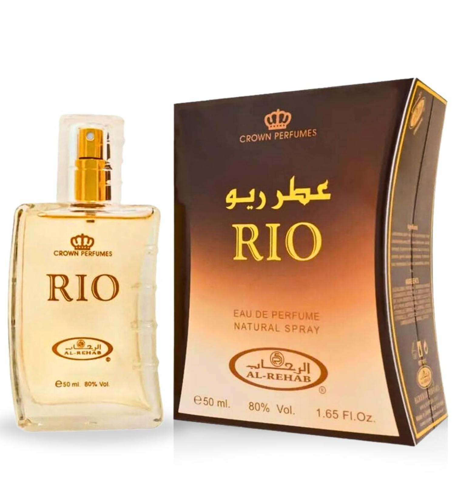 Al-Rehab Rio EDP - 50ML (1.7 OZ) Long Lasting & Luxurious Scents of Arabia Perfumes For Men & Women. 1.7 Fl Oz (Pack of 1) Rio Spray - Buy Online on GoSupps.com