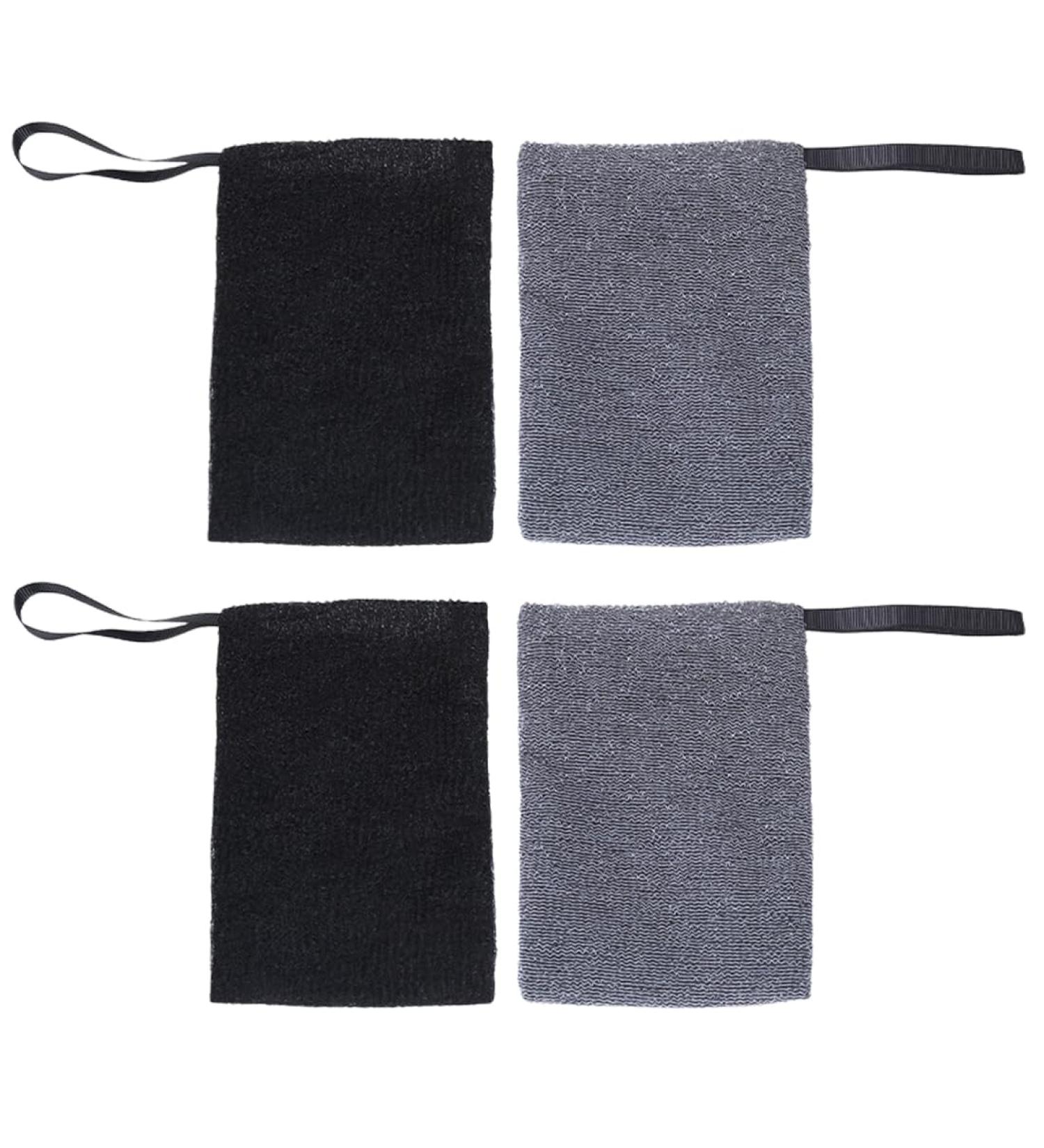 4-Pack Soap Bags for Shower | Eco-Friendly Soap Saver Solid Shampoo & Body Peeling | International Shipping Available - Buy Online on GoSupps.com