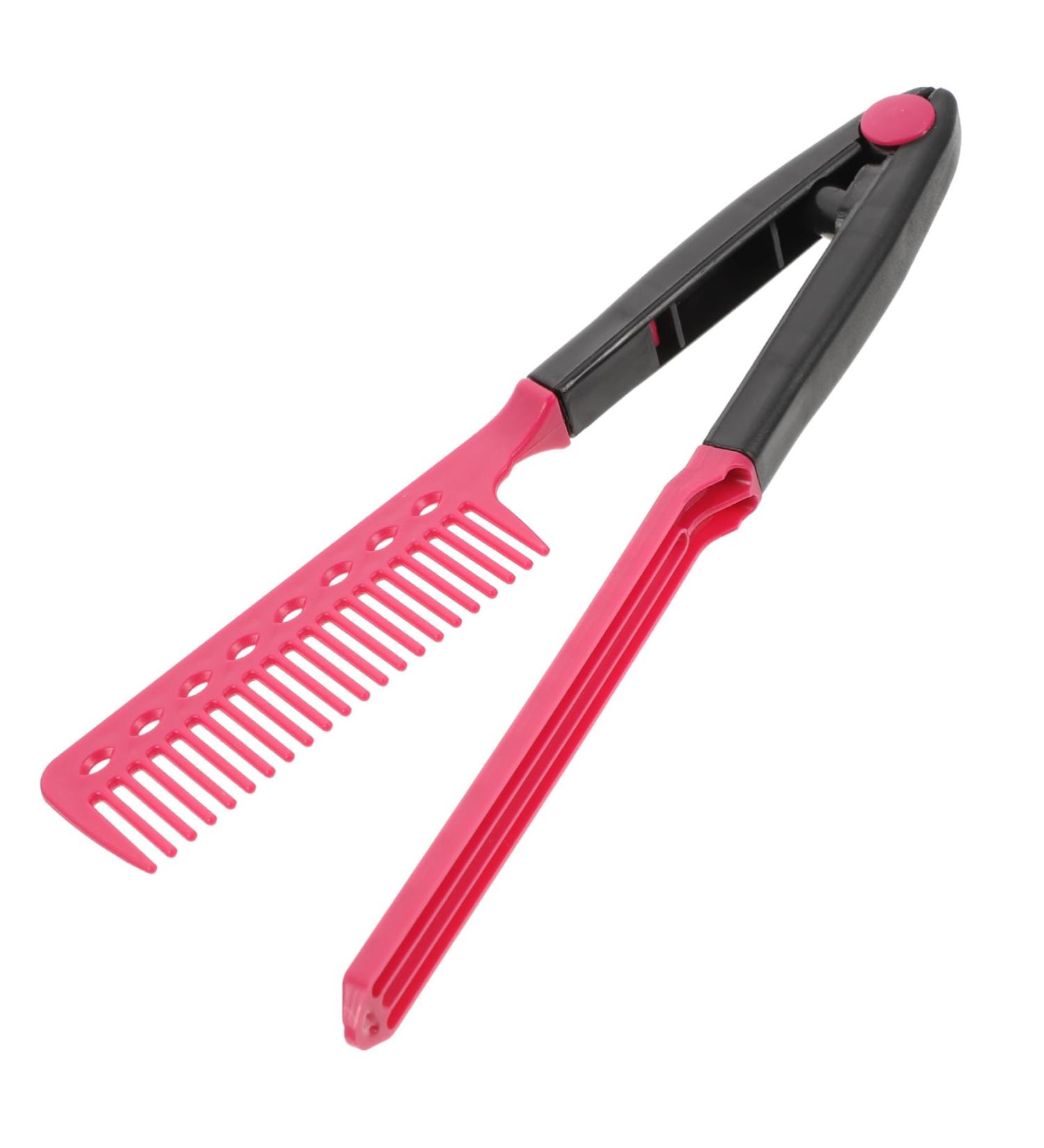HAPINARY Hair Styling Comb Clipon Vshaped Design Hair Straightener And Rosy - Buy Online on GoSupps.com