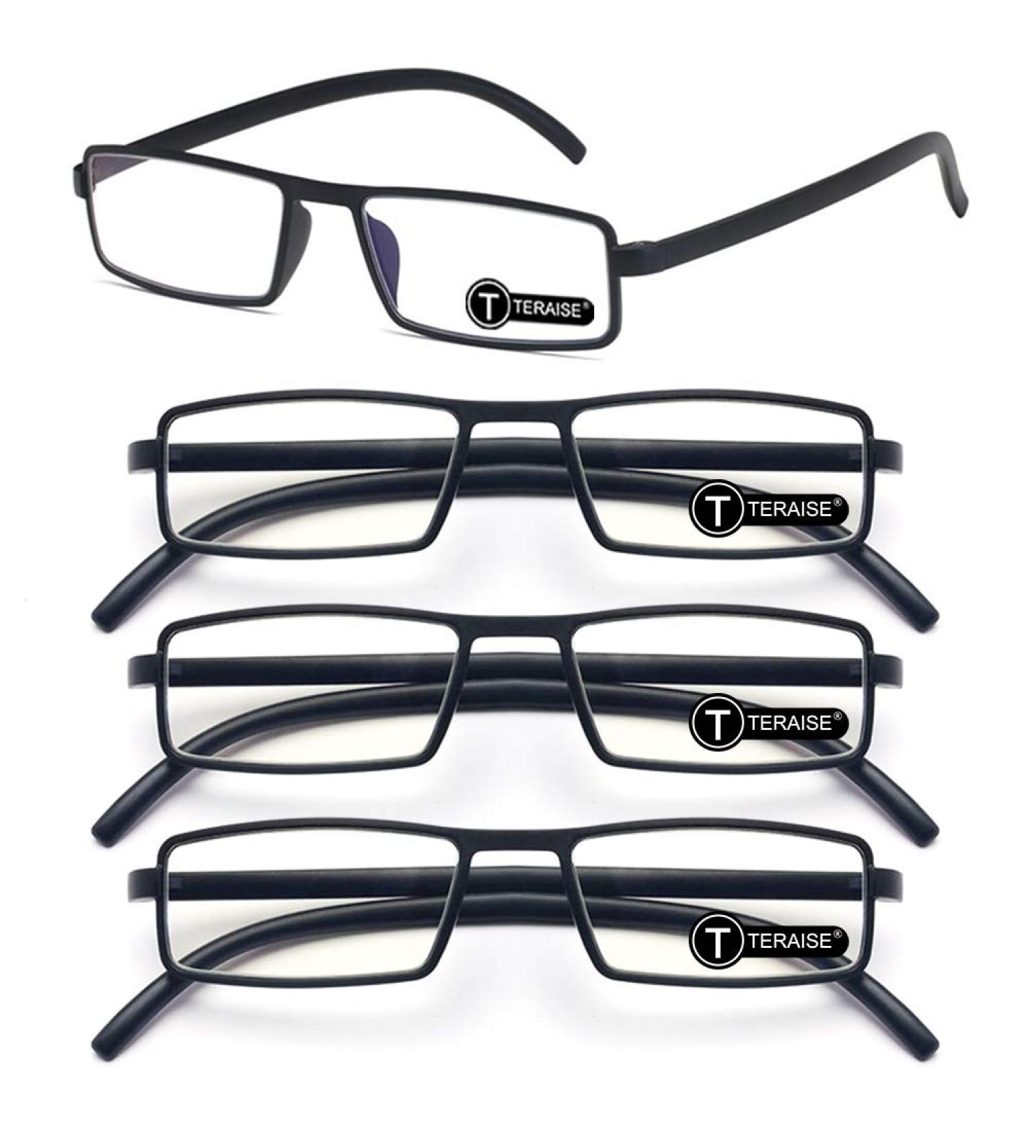 TERAISE Unisex Reading Glasses (Pack of 4) 2.0X - Stylish Lightweight & Durable Vision Solutions for All - Buy Online on GoSupps.com