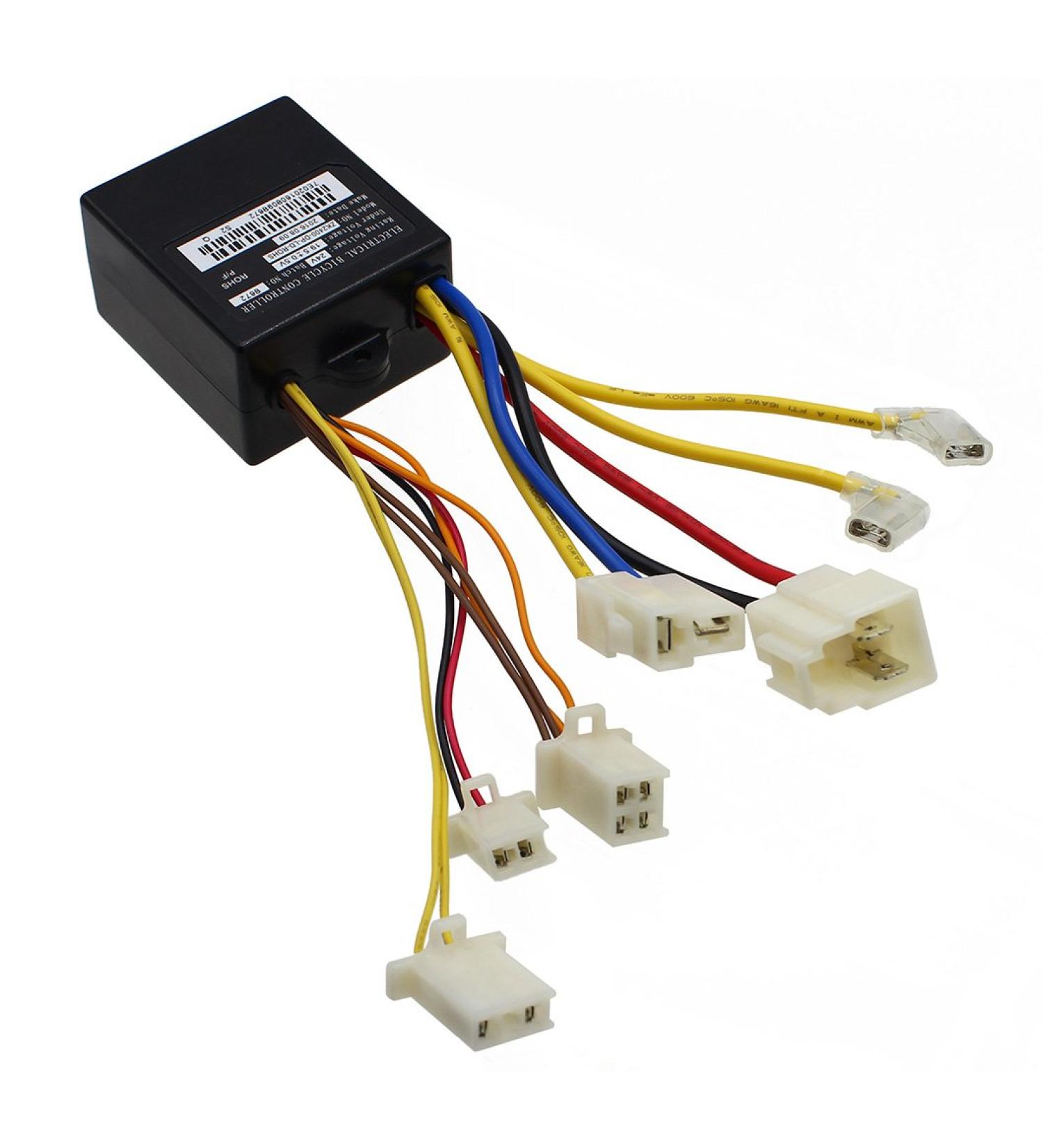 24V Control Module 7 Connector 4-Wire Throttle for Razor E100, E125, E150, eSpark, Trikke E2 | Model ZK2400-DP-LD (ZK2400-DP-FS) - Buy Online on GoSupps.com