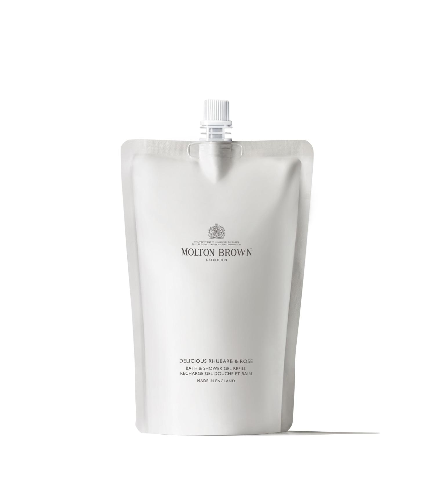 Molton Brown Delicious Rhubarb and Rose Bath and Shower Gel Refill 400 ml