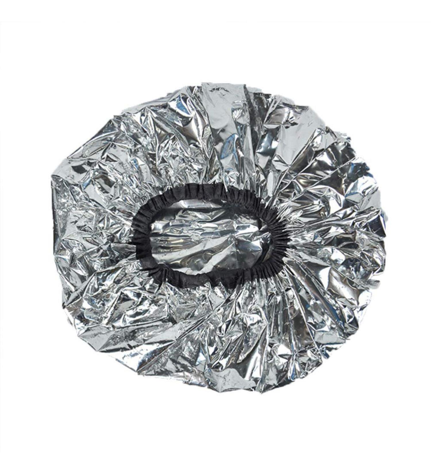 Lurrose 6pcs Heat Cap Deep Conditioning Aluminum Foil Hair Caps - Silver - Buy Online on GoSupps.com