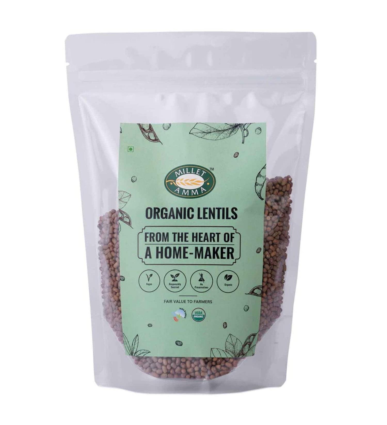 Buy Millet Amma Bio-Motten Dal 1 kg - 100% Vegan Gluten-Free & Unpolished | Rich in Proteins & Minerals | Perfect for Various Recipes - Buy Online on GoSupps.com
