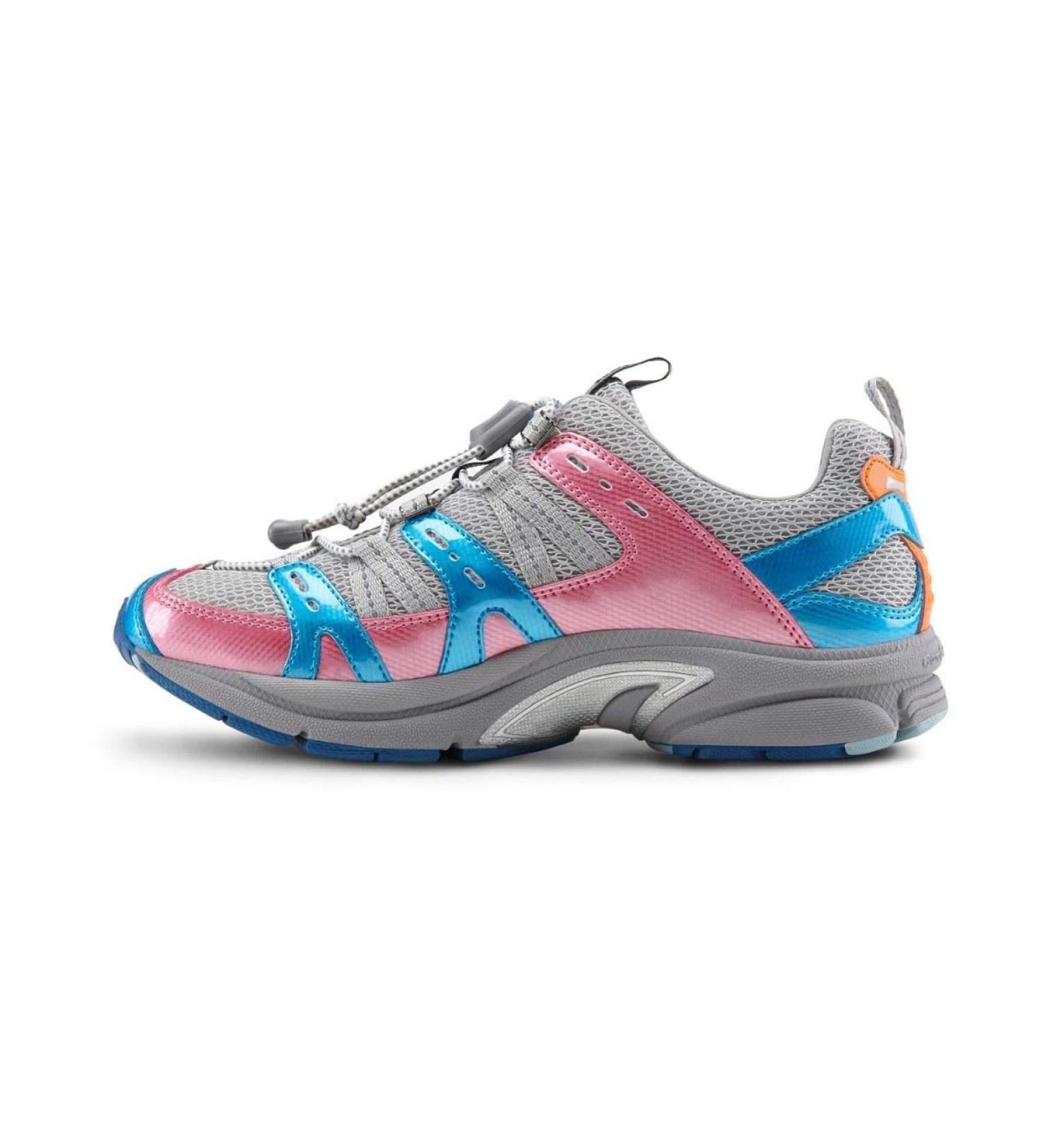Buy Dr. Comfort Refresh Women's Therapeutic Diabetic Extra Depth Shoe - Grey/Berry 9.5 Wide (C-D) for Comfort & Health | International Shipping Available - Buy Online on GoSupps.com
