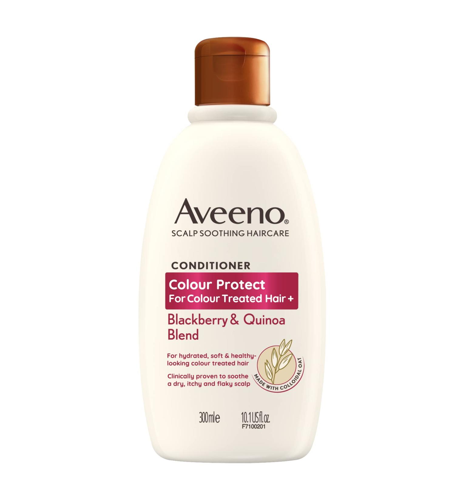 Aveeno Colour Protect Blackberry & Quinoa Scalp Soothing Conditioner 300ml - Buy Online on GoSupps.com
