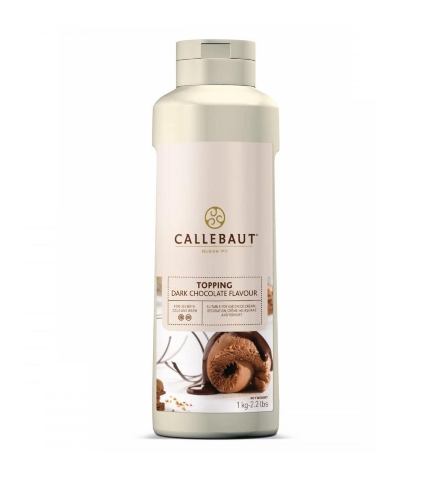 Callebaut | Dark Chocolate Topping Sauce | 1x1kg - Buy Online on GoSupps.com