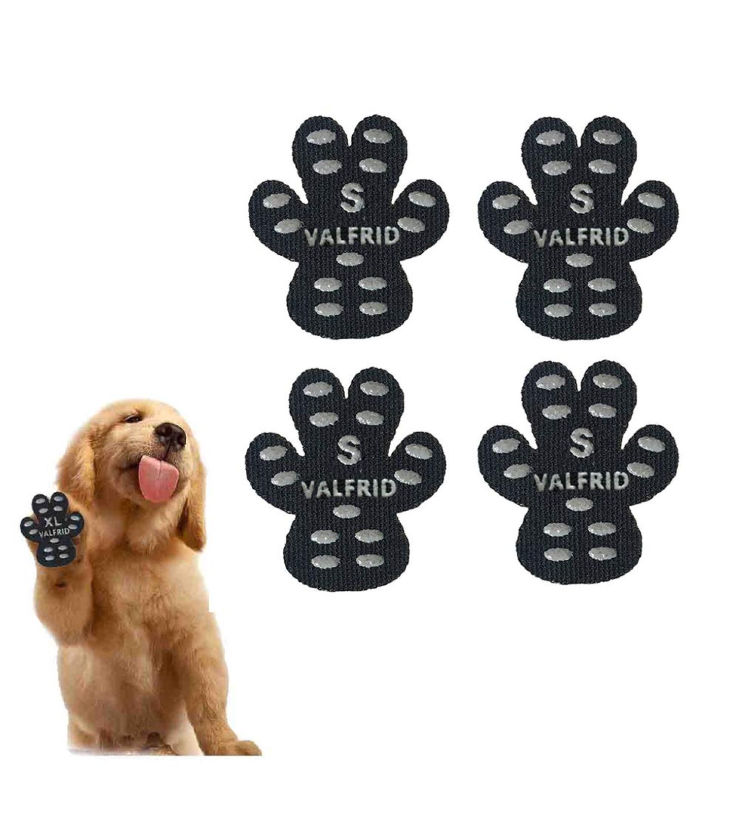 Valfrid Anti-Slip Paw Protection for Dogs - 40 Piece Self-Adhesive Silicone Gel Non-Slip Dog Shoe Inserts (Size S: 3.3*3.9cm 0-5kg) - Buy Online on GoSupps.com