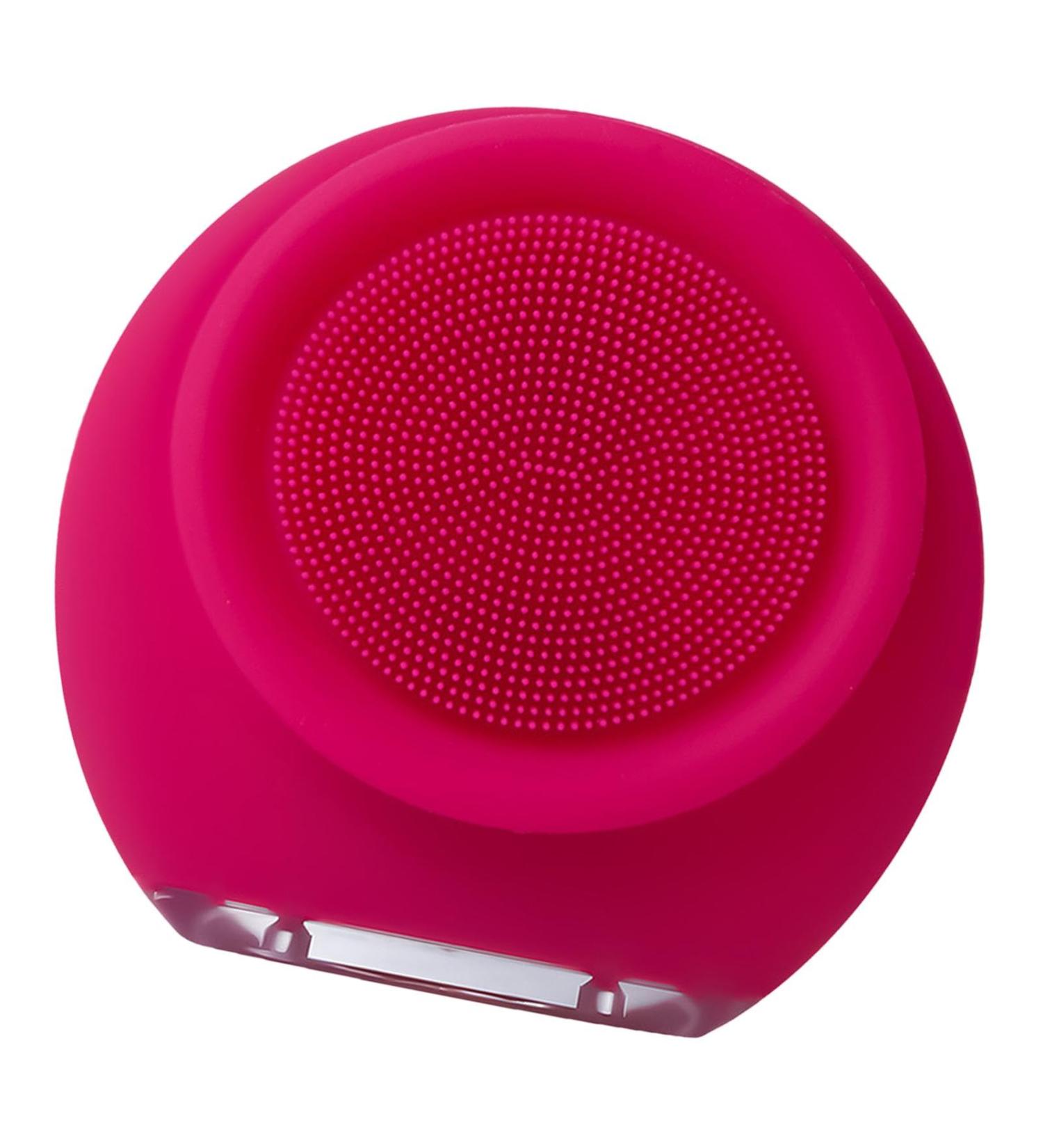 Anulely Face Cleansing Brush Electric Facial Brush Delicate Silicone Face Wash Brush Waterproof Face Cleansing Brush for Effective Face Cleansing Pink/Red - Buy Online on GoSupps.com