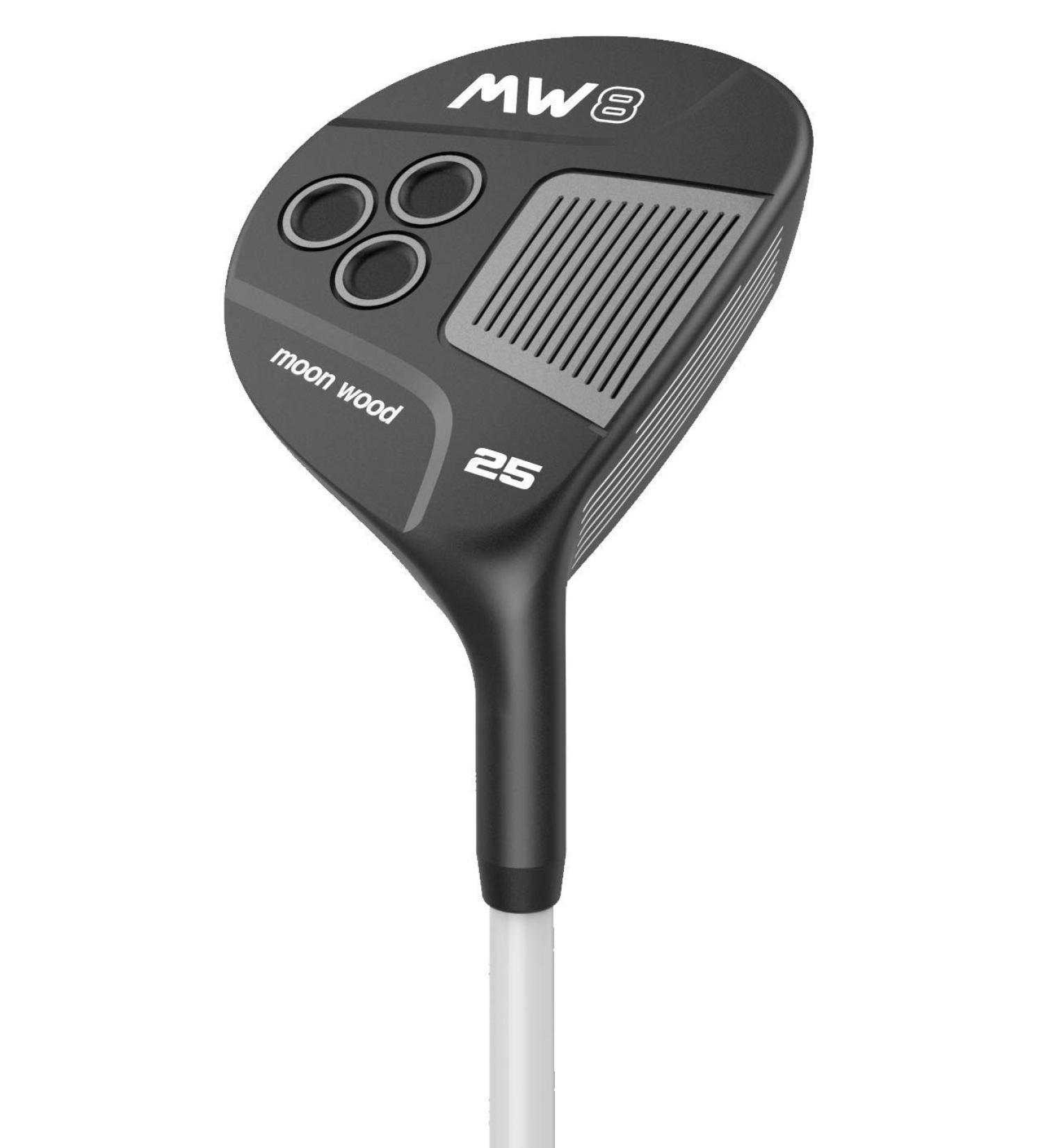 MW8 Moon Wood Premium Golf Fairway Wood | Men and Women | Senior 25 | Graphite Shaft | Stainless Steel Clubhead | Includes Headcover | Legal for Tournament Play - Buy Online on GoSupps.com