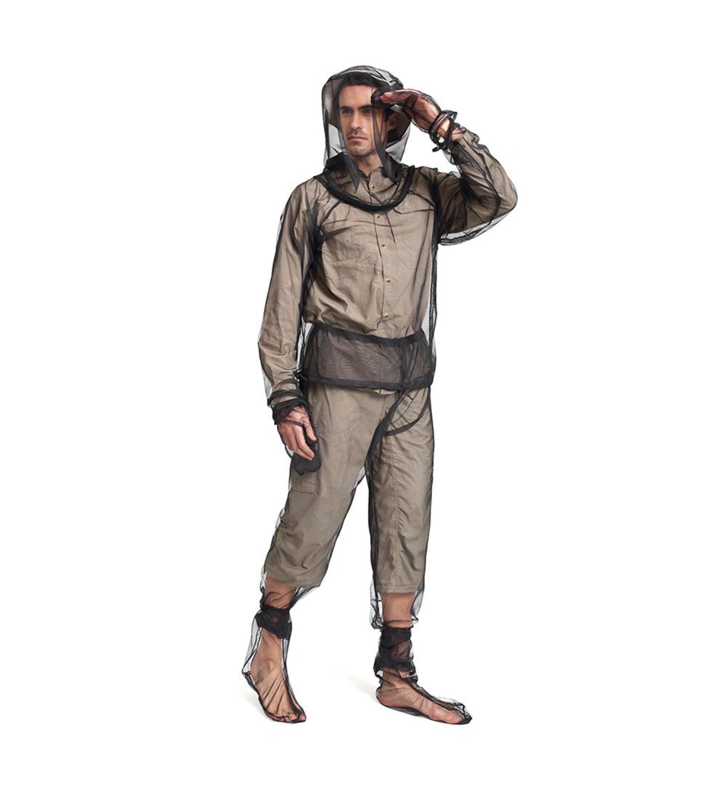 Mosquito Resistant Camo Net Suit for Men - Adult Bug Tamer Hunting Clothes - Buy Online on GoSupps.com