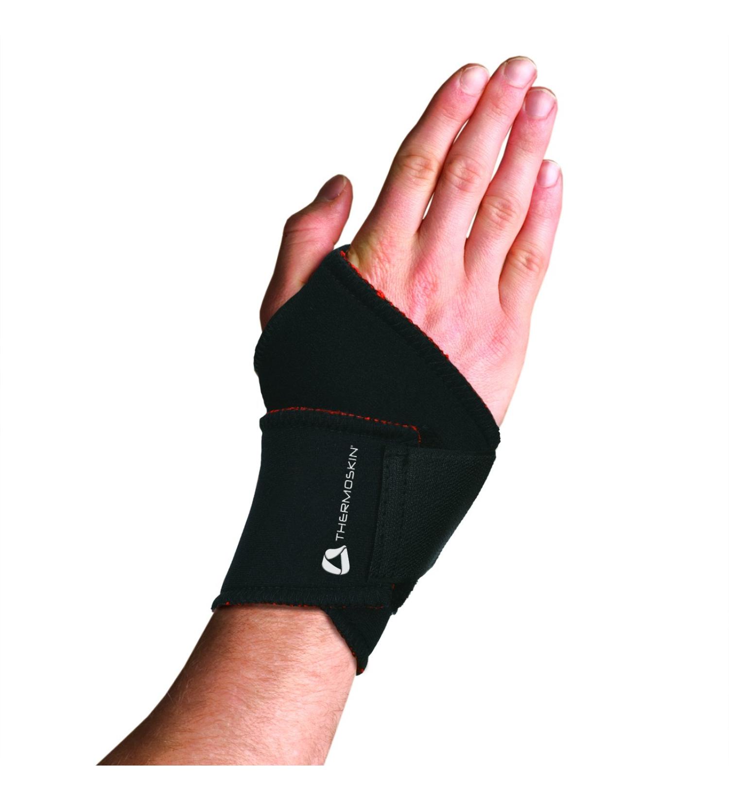 Buy Thermoskin Thermal Universal Wrist Wrap - Black Small/Medium | Best International Shipping - Buy Online on GoSupps.com