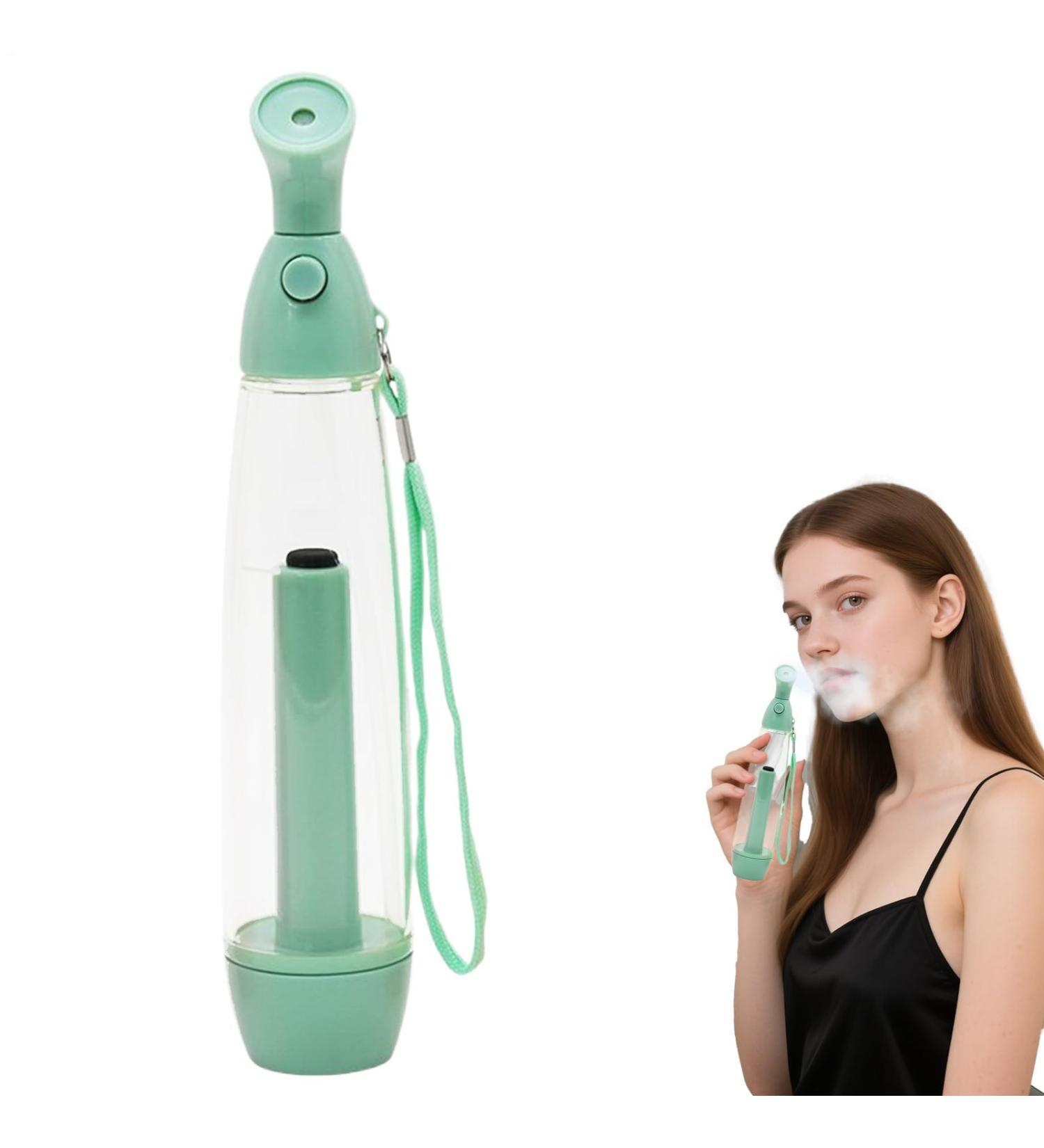Brume Visage - Visage Hydratant Portable pour Yeux Appareil de Soin Manuel Hydratant Voyage Maison Camping Vert - Buy Online on GoSupps.com