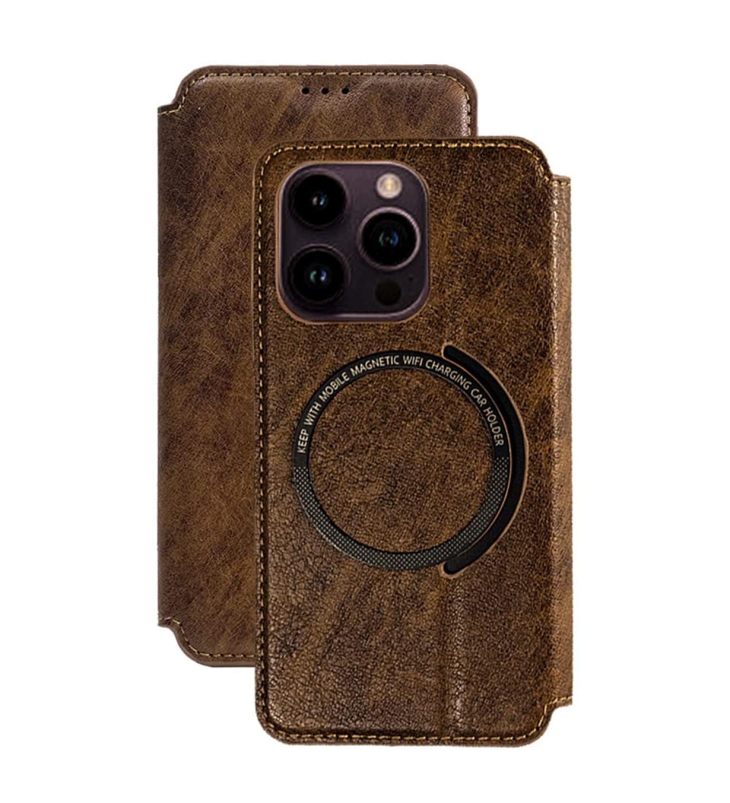 lefeda Leather Case for Iphone 14Pro Max/14 Pro/14 Plus/14 Flip Wallet Cover with Card Slot Bracket Earthquake Anti-Fall Protection Case Brown 14 6.1'' 14 6.1'' Brown - Buy Online on GoSupps.com