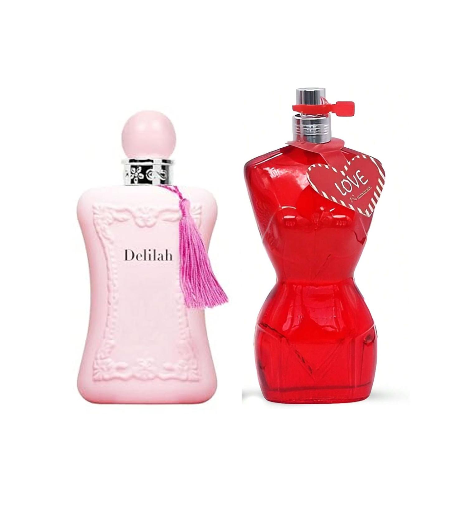 Women's Delilah&Romance Perfume Set Romantic Floral Scent Eau De Parfum Spray for Women 3.4 Fl Oz Each Bottle Daily Used Fragrance - Buy Online on GoSupps.com