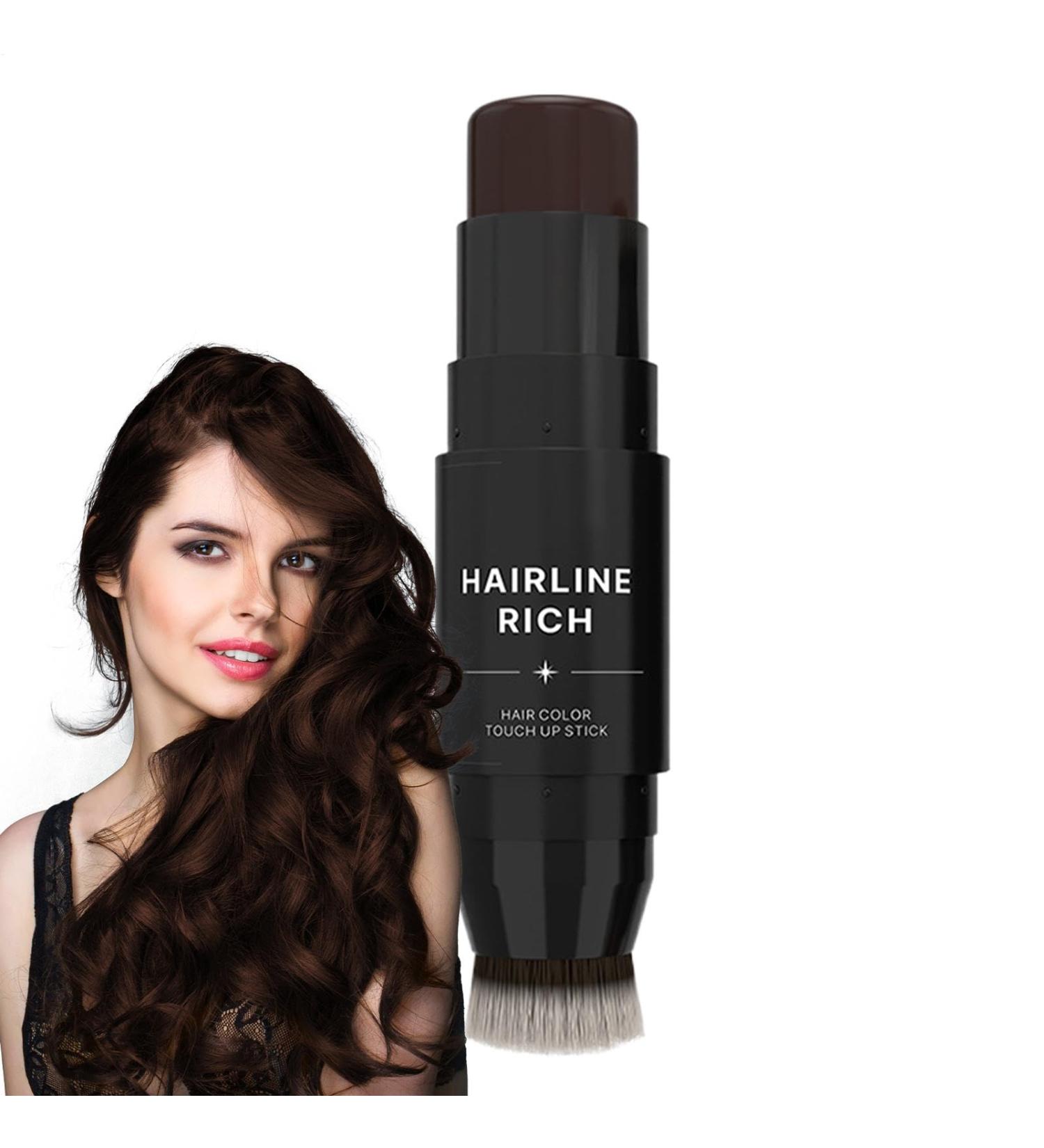 Hair Root Concealer Stick-Temporary Touch Up Color Pen | Finished Hair Dye for Adults Instant Grey Hair Coverage Compact Be - Buy Online on GoSupps.com