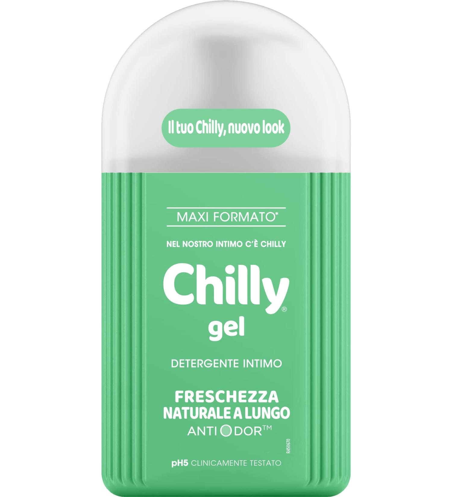  Chilly Chilly Gel Underwear Cleaner Natural Freshness Long with Anti-Odor for Intimate Hygiene Natural Menthol for a Pleasant Fe - Buy Online on GoSupps.com