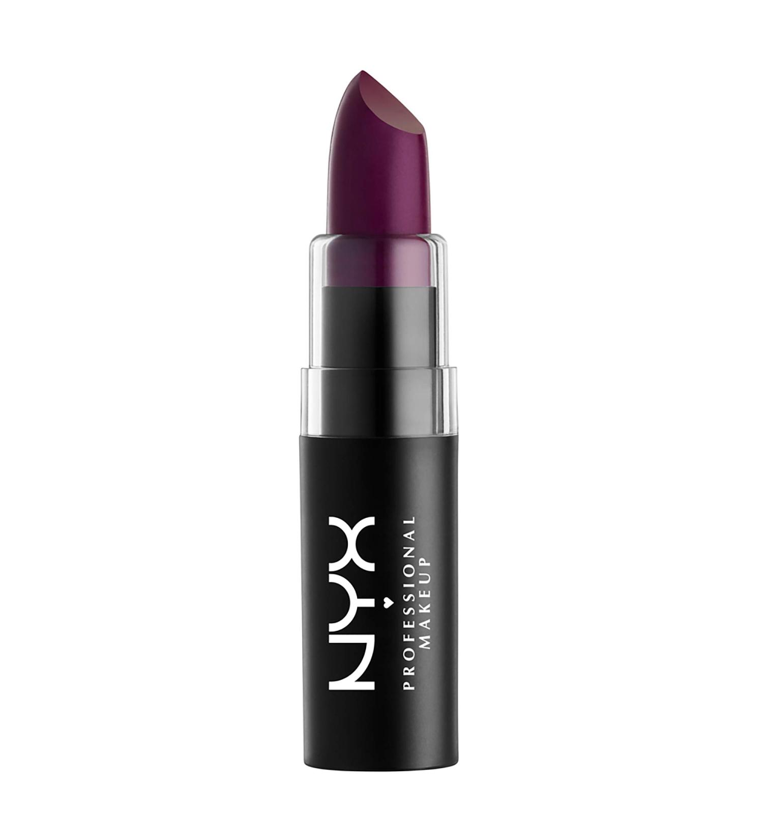 NYX Matte Lipstick in Aria - Vibrant Violet Shade - 1 Count - Buy Online on GoSupps.com