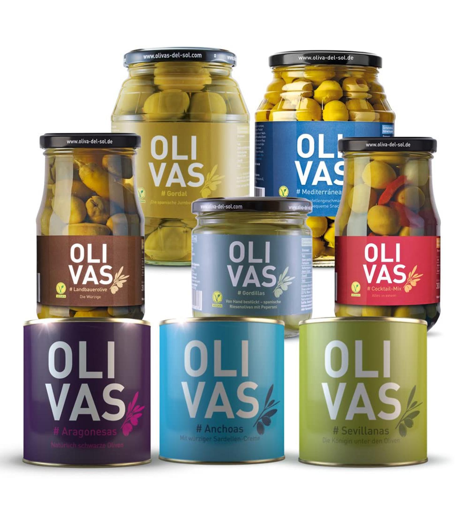 OLIVAS Olive Set - Discover the Flavors of Spain | International Shipping Available - Buy Online on GoSupps.com