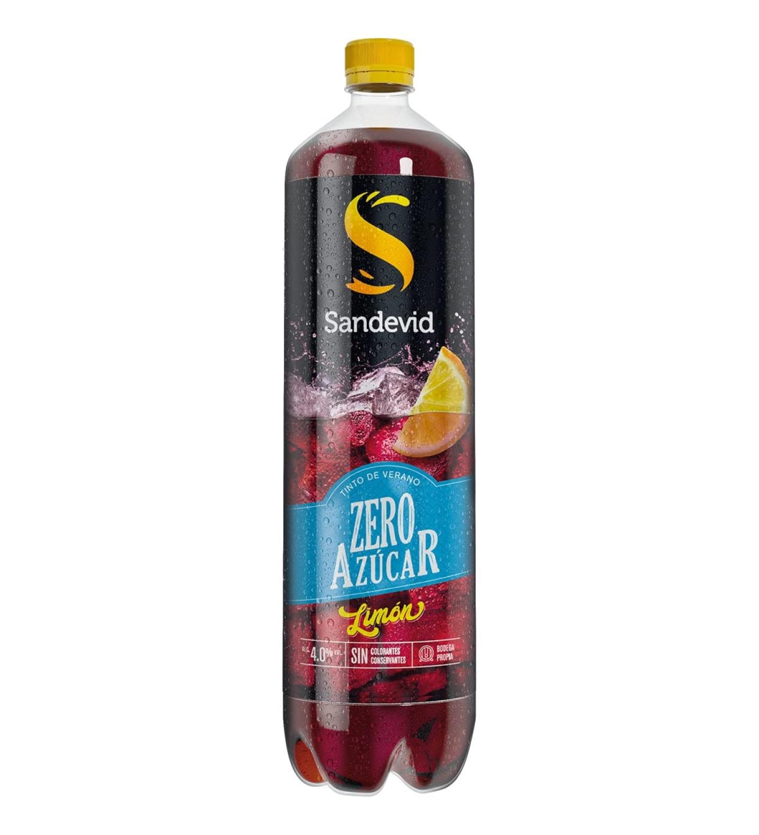 SANDEVID Summer red with lemon zero sugar bottle 1.5 l