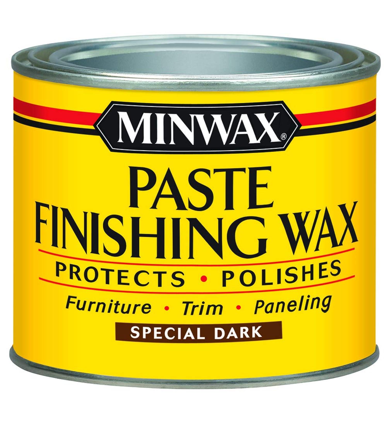 Minwax 786004444 Paste Finishing Wax, 1 lb, Special Dark