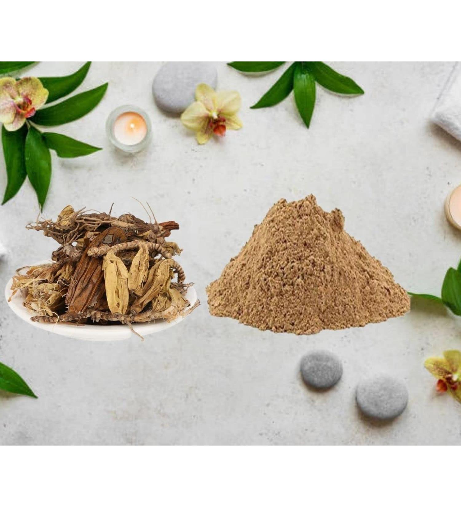 Raw Herbs/jadi Buti Jivanti Powder Leptadenia Reticulata-Safed Dudhi Churna Shakashreshtha Kalasa Methidodi (100gm) - Buy Online on GoSupps.com