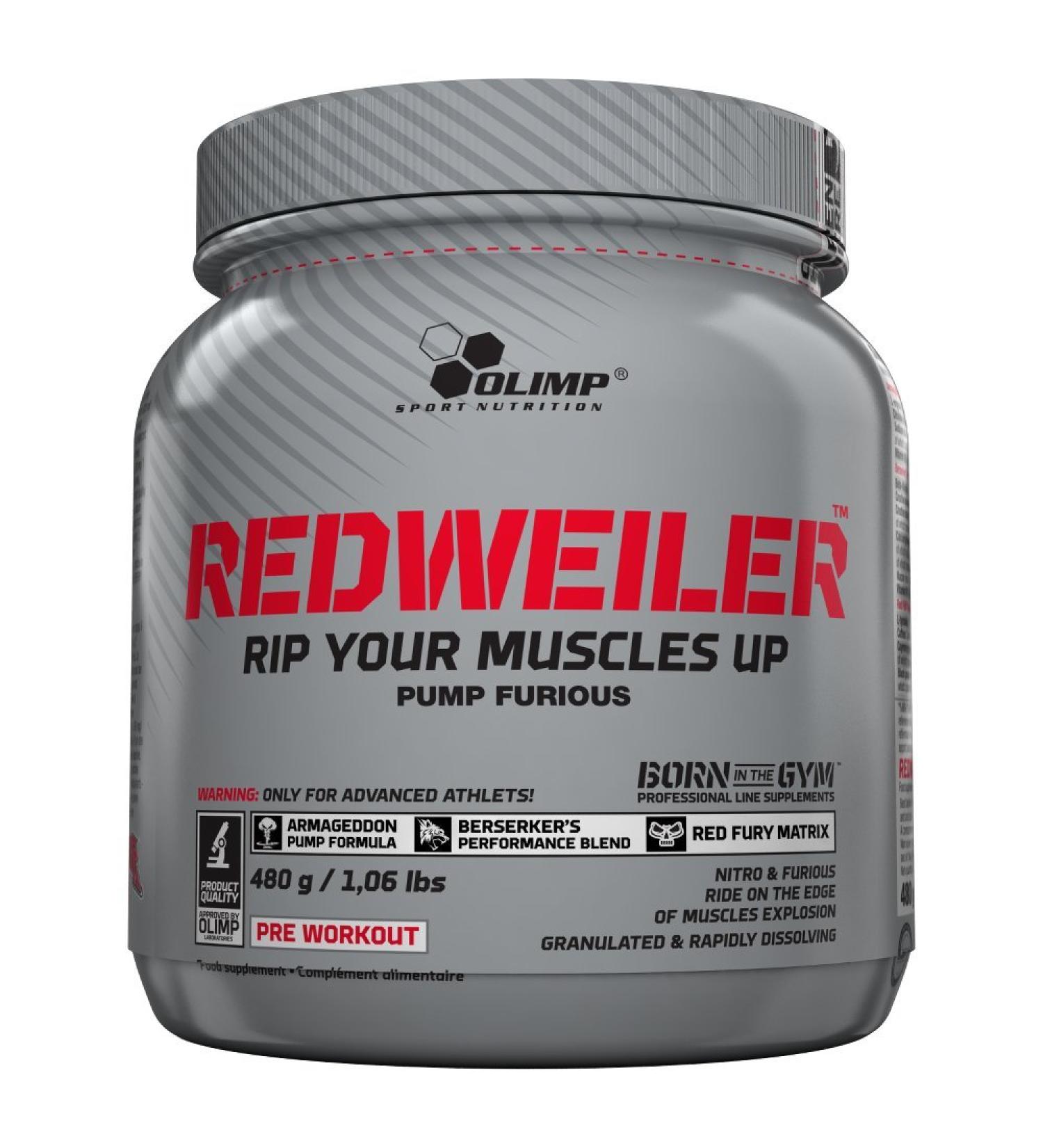Olimp Nutrition RedWeiler Raging Cola - 200g | High-Power Pre-Workout Supplement for Intense Energy | International Shipping Available - Buy Online on GoSupps.com