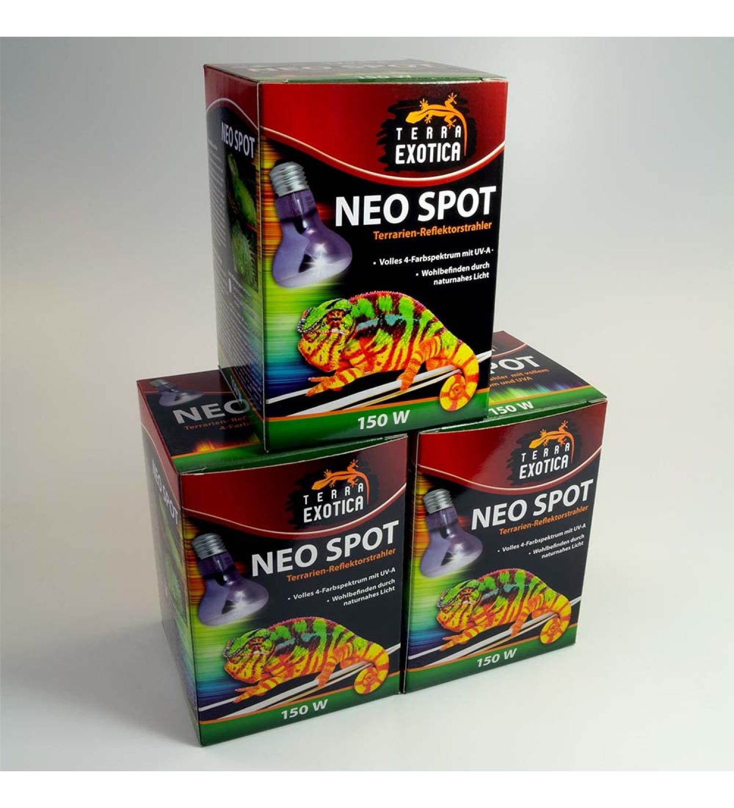 Terra Exotica Neo Spot | UV Radiation Terrarium Reflector | Heat & Light Source (25W-150W) for Terrarium Dwellers - Global Shipping - Buy Online on GoSupps.com