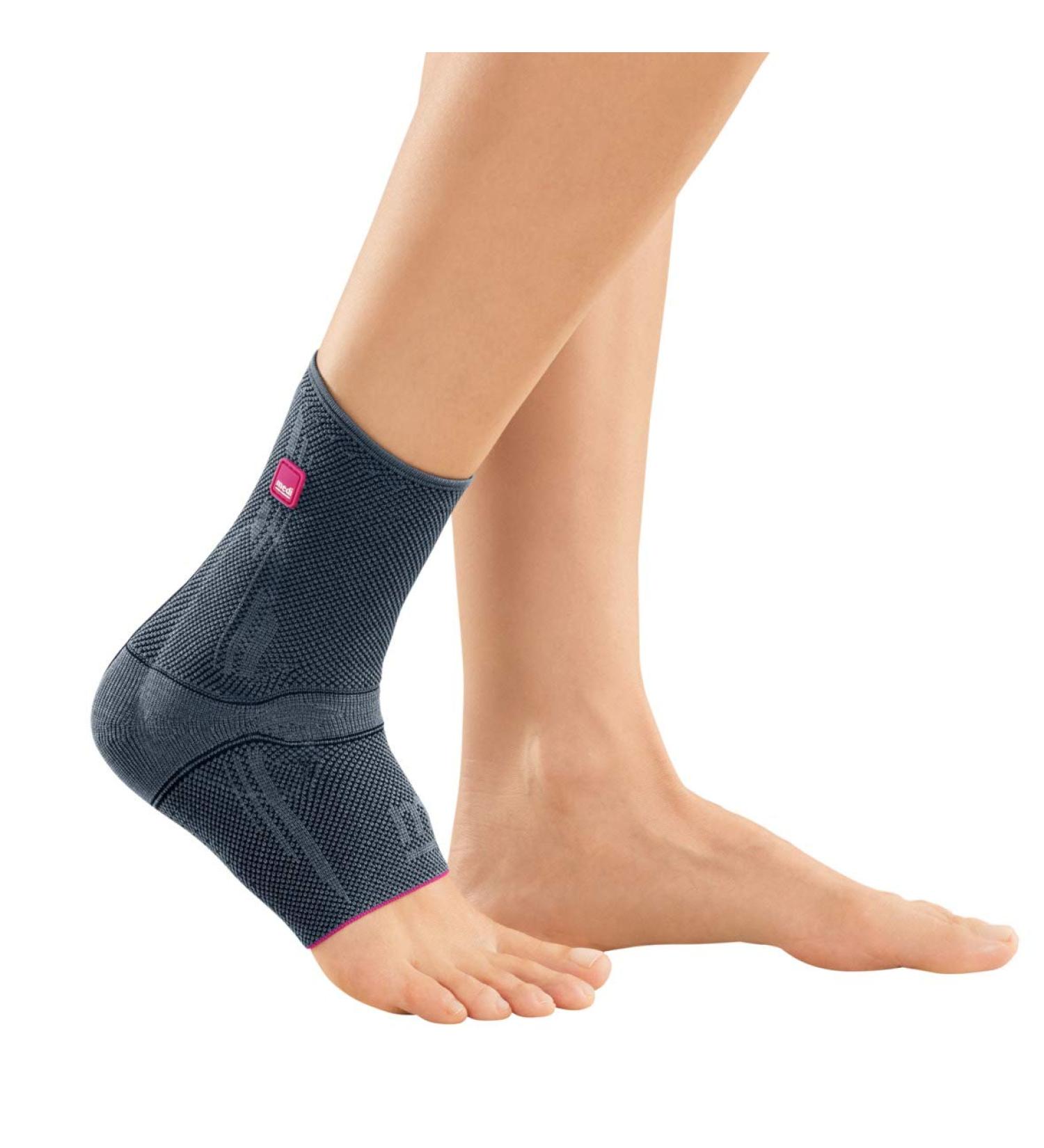 Medi Levamed Unisex Silver Ankle Bandage Size 4 (1 Pack) for Joint Stabilization & Support Portable Ankle Brace for Injury Recovery - Buy Online on GoSupps.com