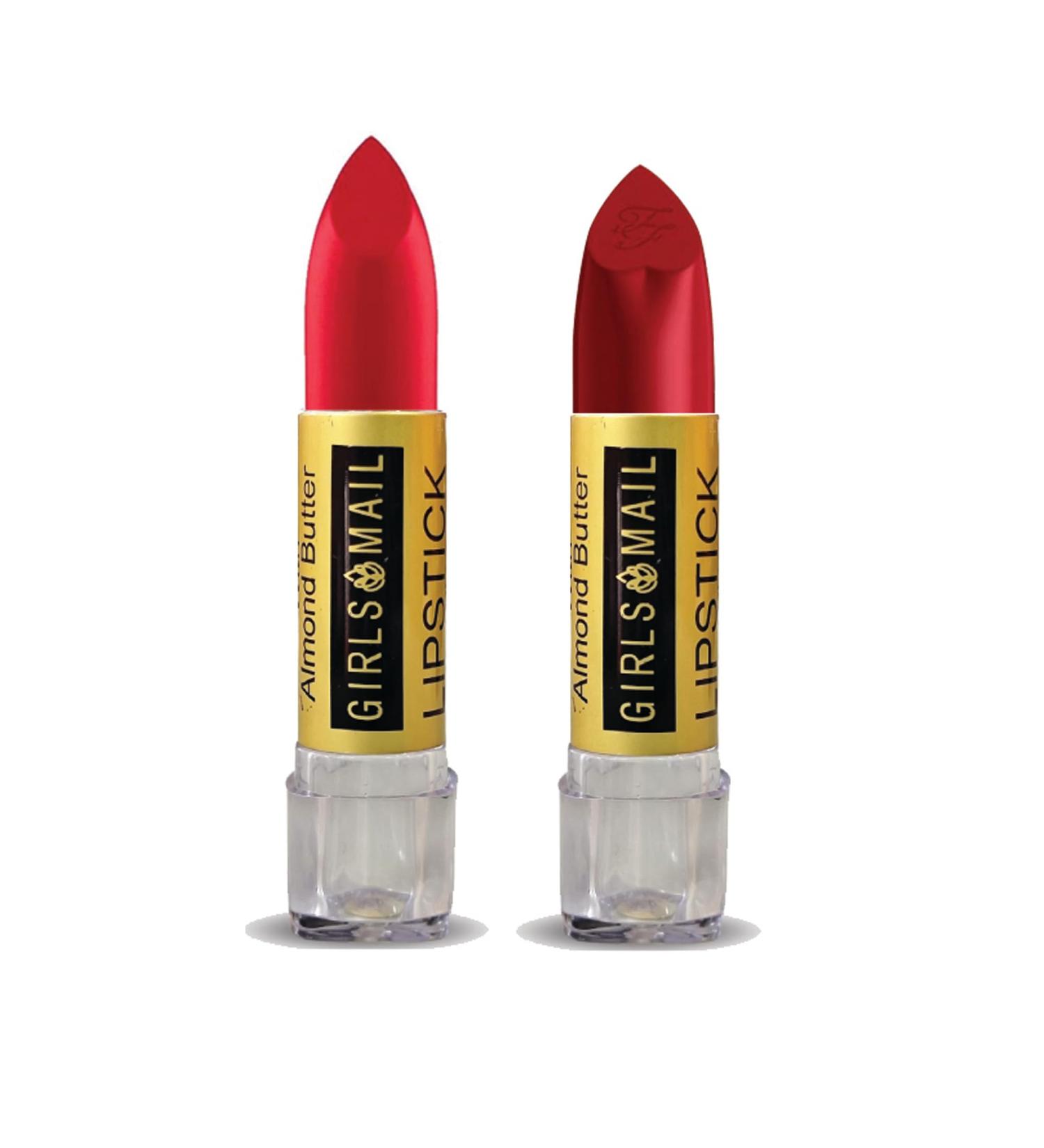 Buy Luminous Dark Red Matte Lipstick Duo - Highly Pigmented Perfect for All Skin Tones | International Shipping - Buy Online on GoSupps.com