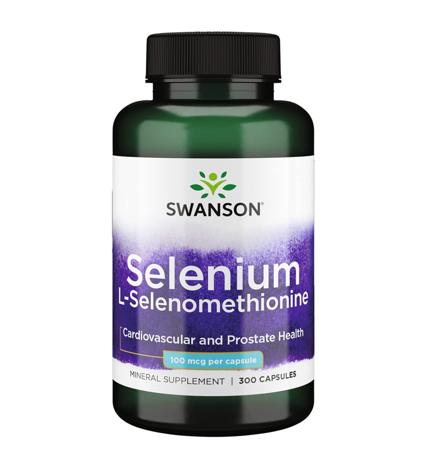 Swanson Selenium L-Selenomethionine 100 mcg - 300 Capsules - Buy Online on GoSupps.com