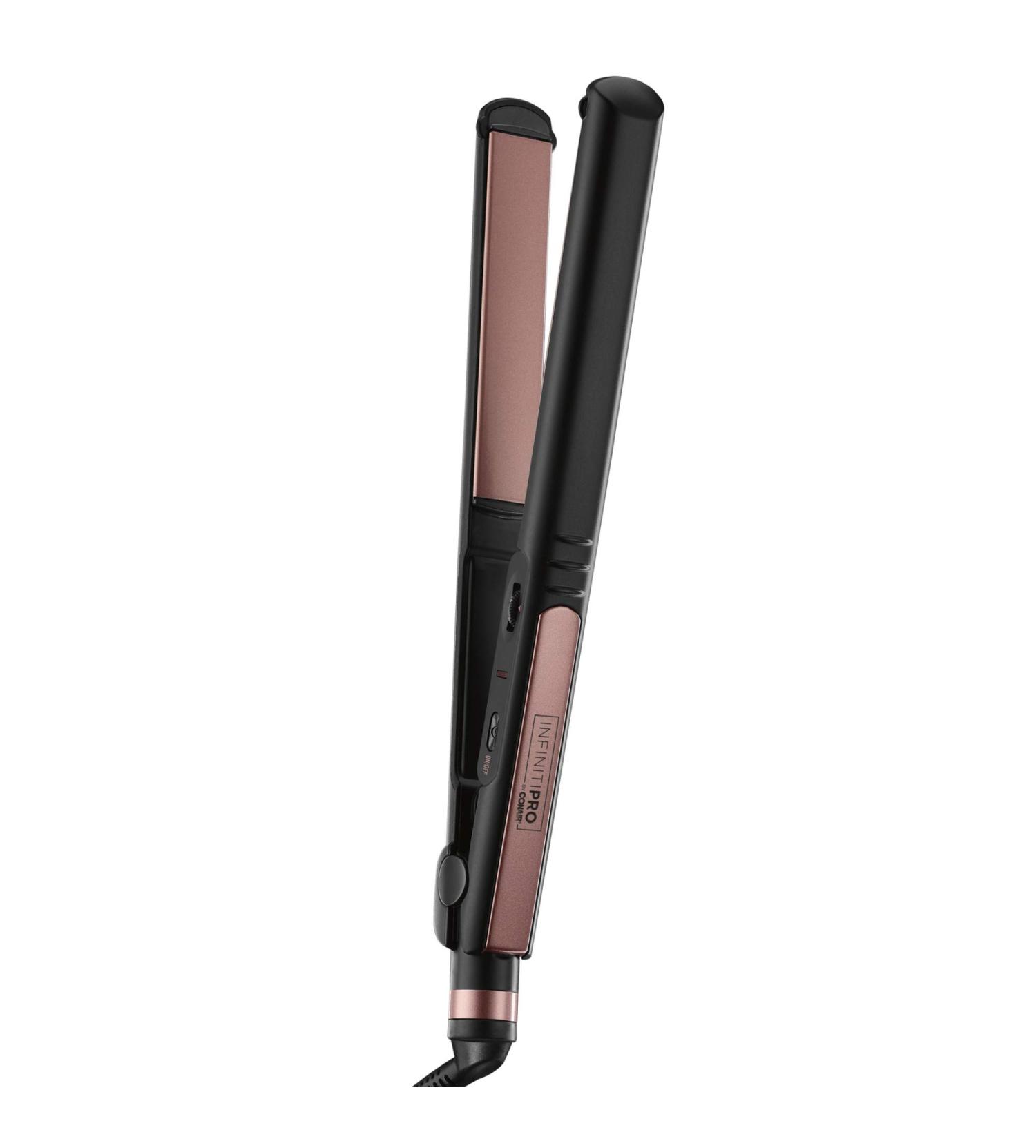INFINITIPRO BY CONAIR Rose Gold Ceramic Flat Iron 1-Inch - Professional Hair Straightener - Buy Online on GoSupps.com