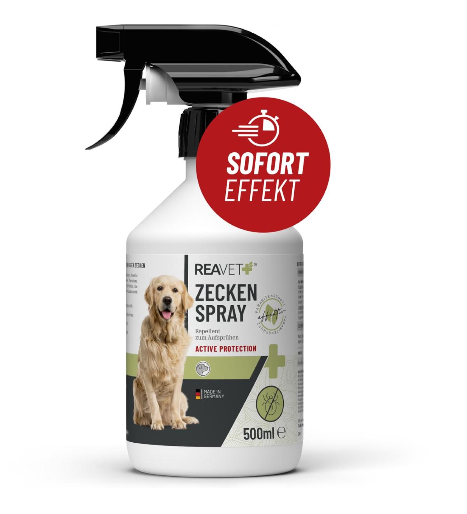 Reavet Tick Protection Dog Spray 500ml | Black Cumin Oil | Instant Tick Defense for Puppies - Buy Online on GoSupps.com
