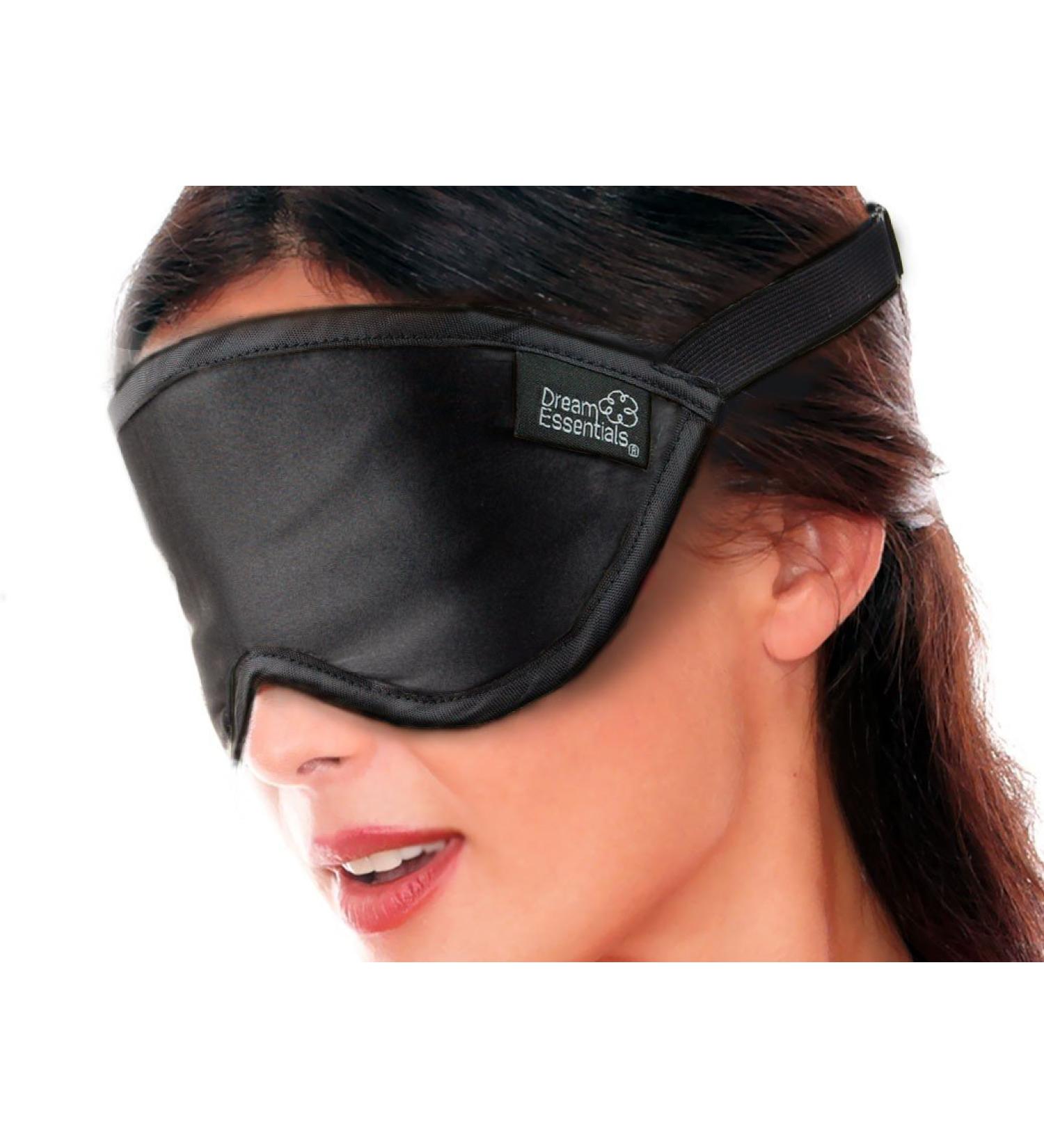 Dream Essentials Silk Sleep Mask - Super Premium Black Eye Mask
