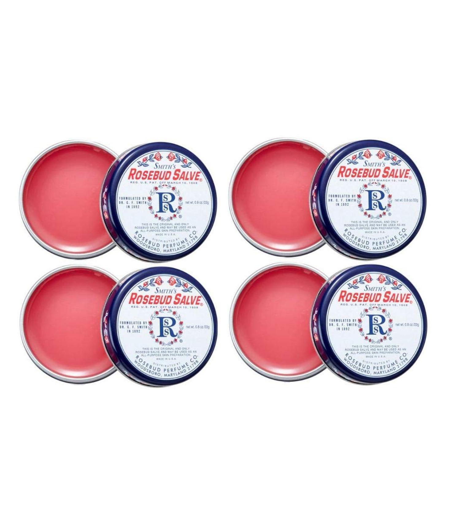 Smith's Rosebud Salve Tin .8 oz (Pack of 4)