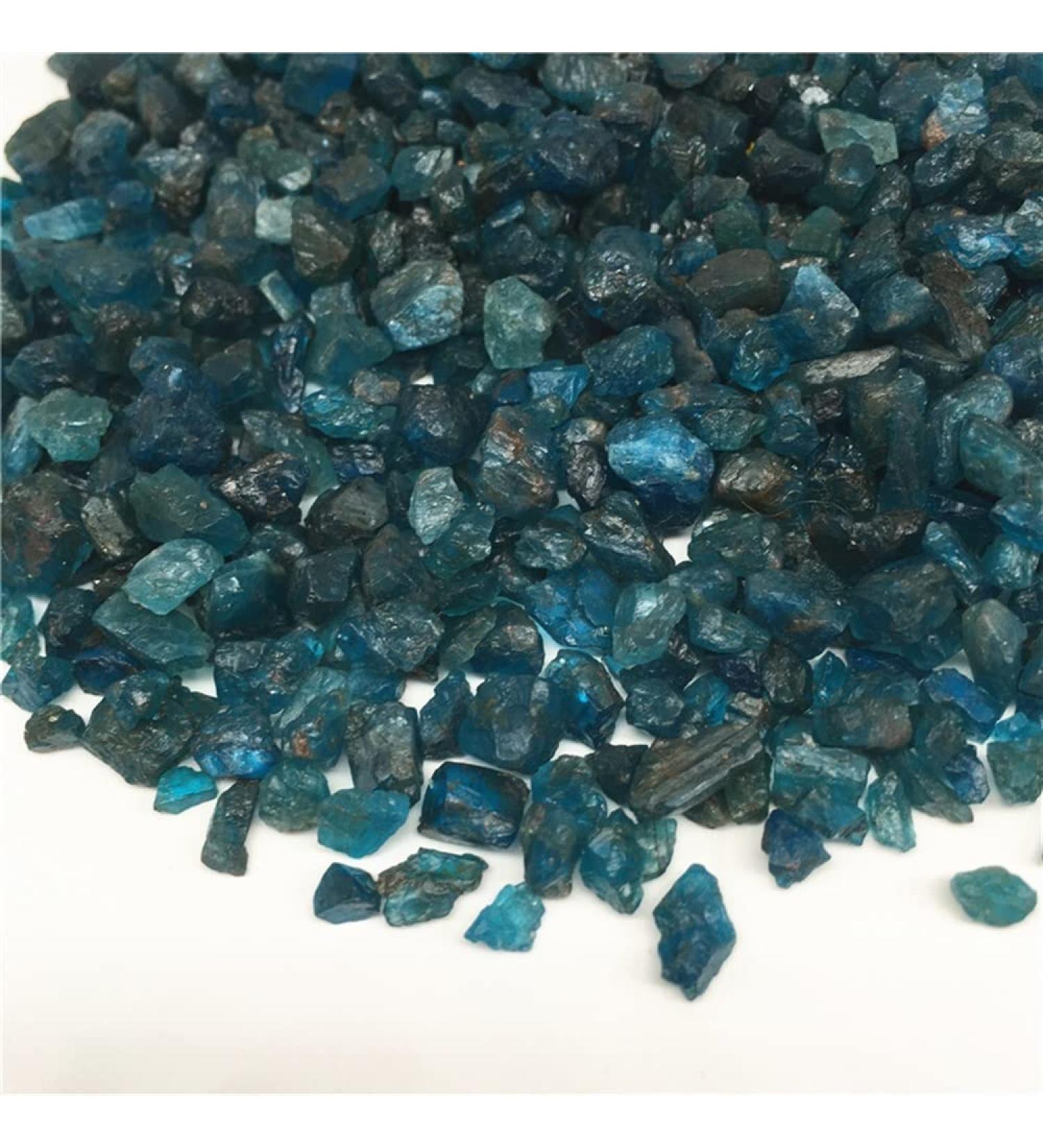 Natural Magic 50g Natural Small Size Raw Blue Apatite Rough s Crystal Gravel Minerals and s Rough Gem Reiki Crystal Stone - Buy Online on GoSupps.com