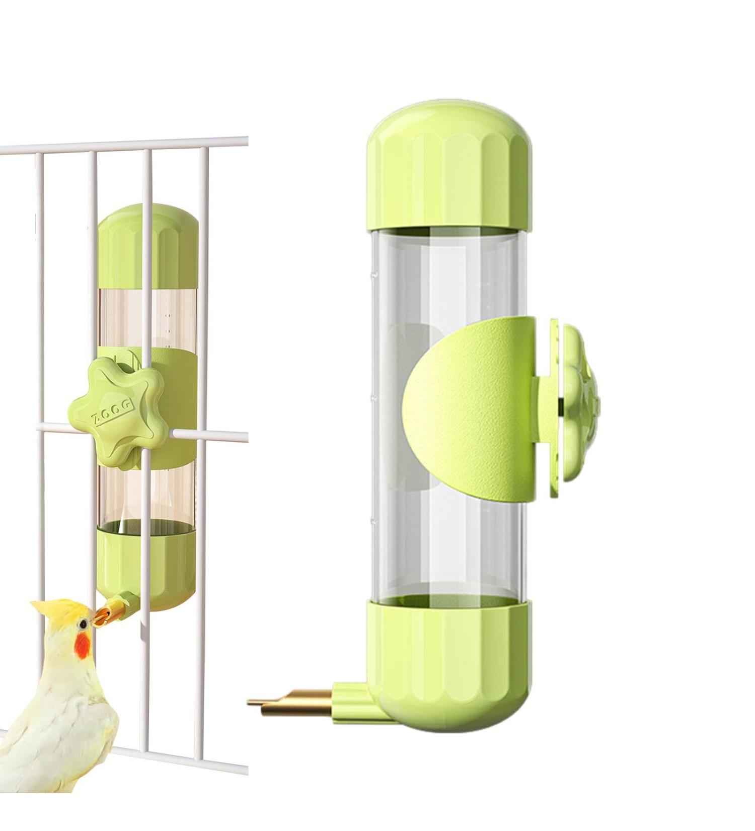 Quotent Bird Cage Water Dispenser - 200ml Automatic Water Bottle for Birds Ideal for Parrots & Small Pets - Buy Online on GoSupps.com