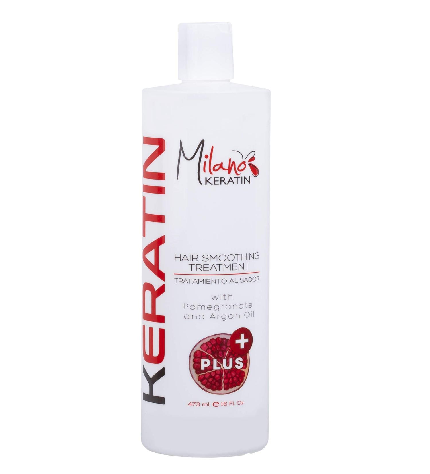 Keratin Hair Smoothing Treatment - Professional Silky Hair Mask with Jojoba Oil & Amino Acids - 16 Fl Oz - Premium Quality Hair Care for All Hair Types - Buy Online on GoSupps.com