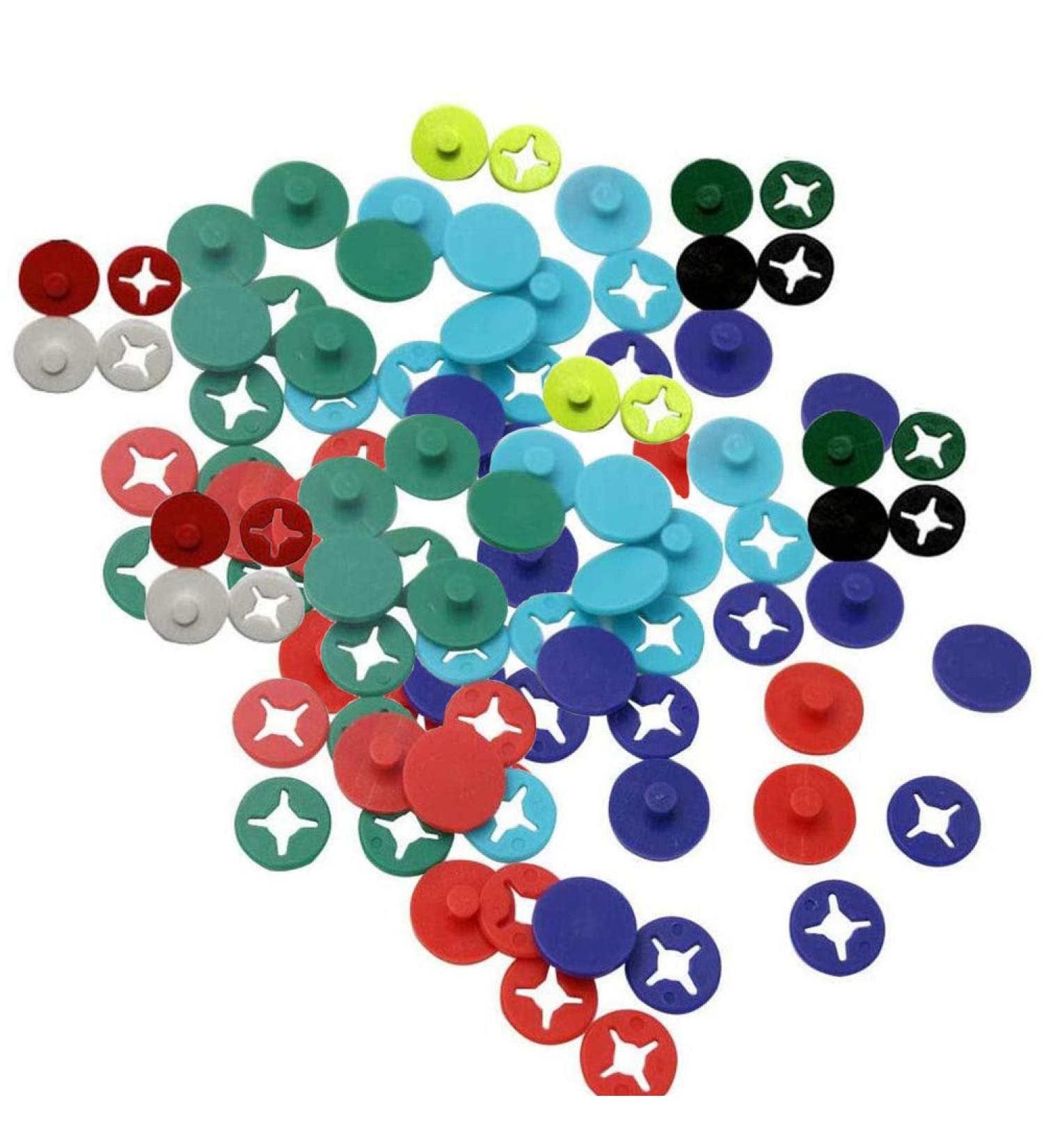 Geenite Running Bib Clips Fixing System Race Number Buckle Marathon Number Plate Buttons for Field Events Fasteners Holders Random Color 30 pcs - Buy Online on GoSupps.com