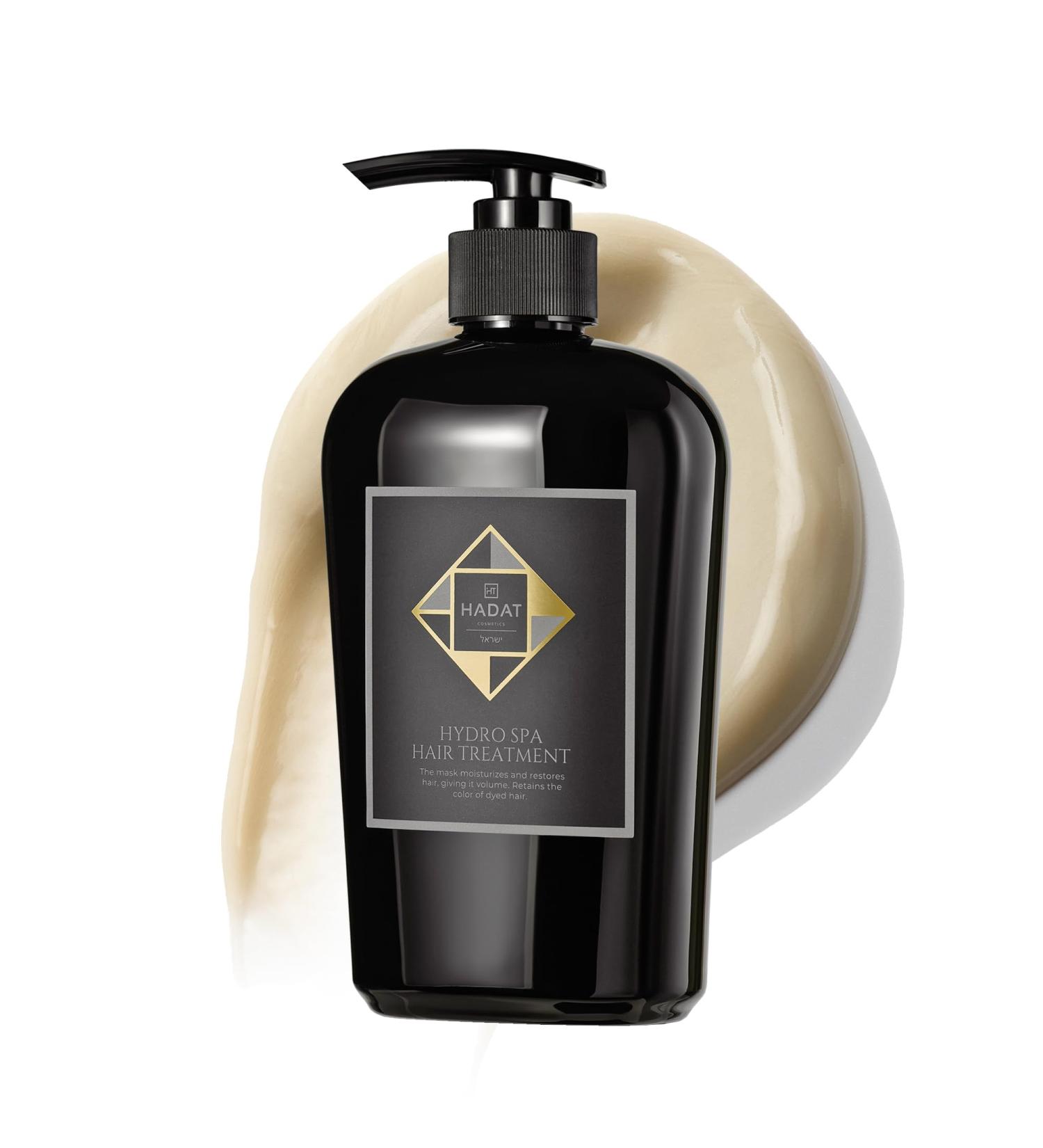 HADAT Hydro Spa Hair Treatment - Masque capillaire professionnel pour hydrater intens ment les cheveux secs ab m s et color s - l'huile de macadamia - Qualit salon d'Isra l (500 ml) 500 ml (Lot de 1) - Buy Online on GoSupps.com