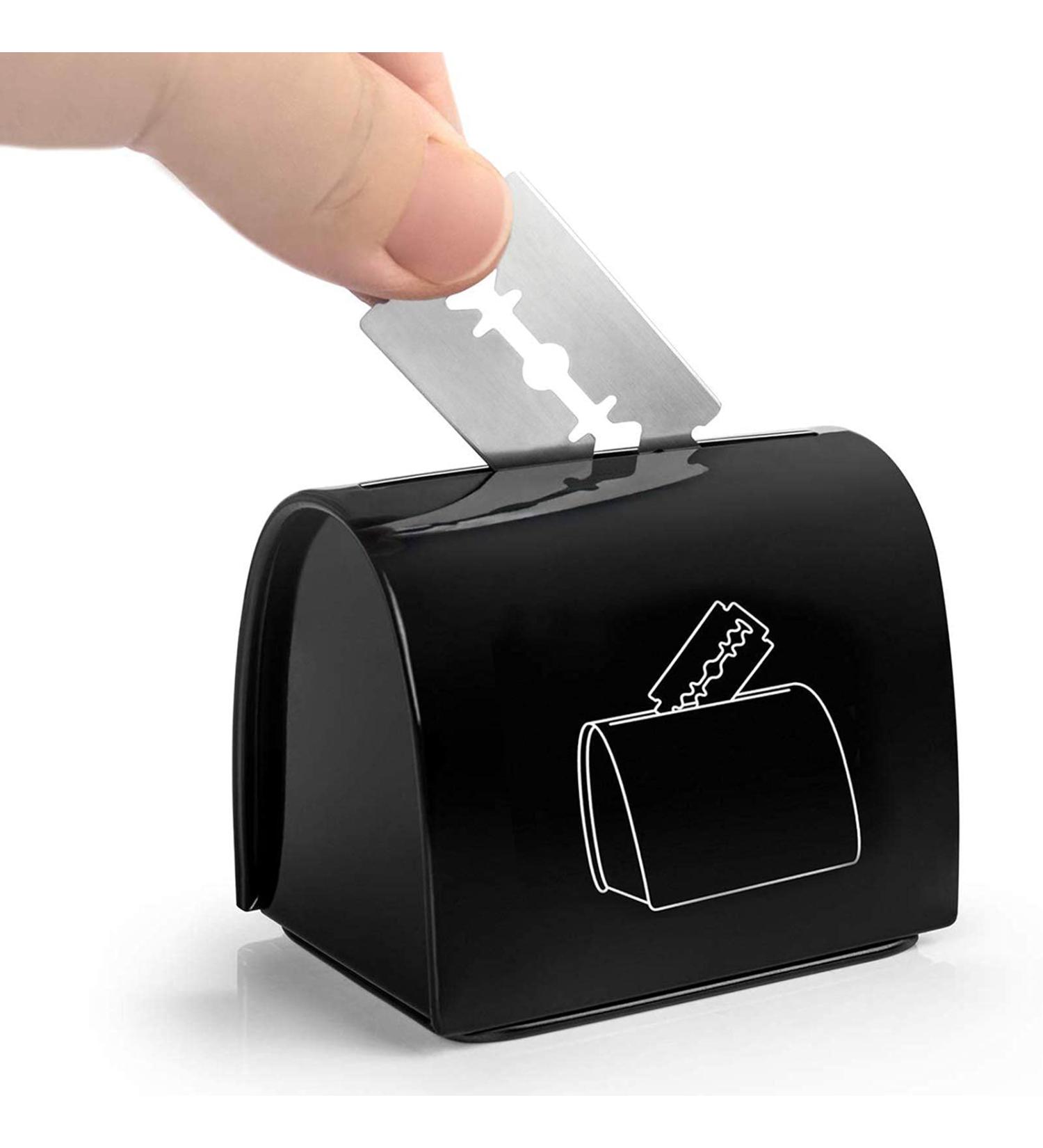 Thrivinger Razor Disposal Case - Safe Storage for Safety Razor Blades | International Shipping - Buy Online on GoSupps.com