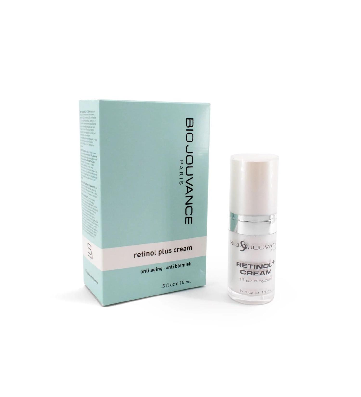 Retinol Cream 0.5oz - Anti-Aging Hydrating Serum with Vitamin A B C Hyaluronic Acid & Green Tea Extract - Made in France - Buy Online on GoSupps.com