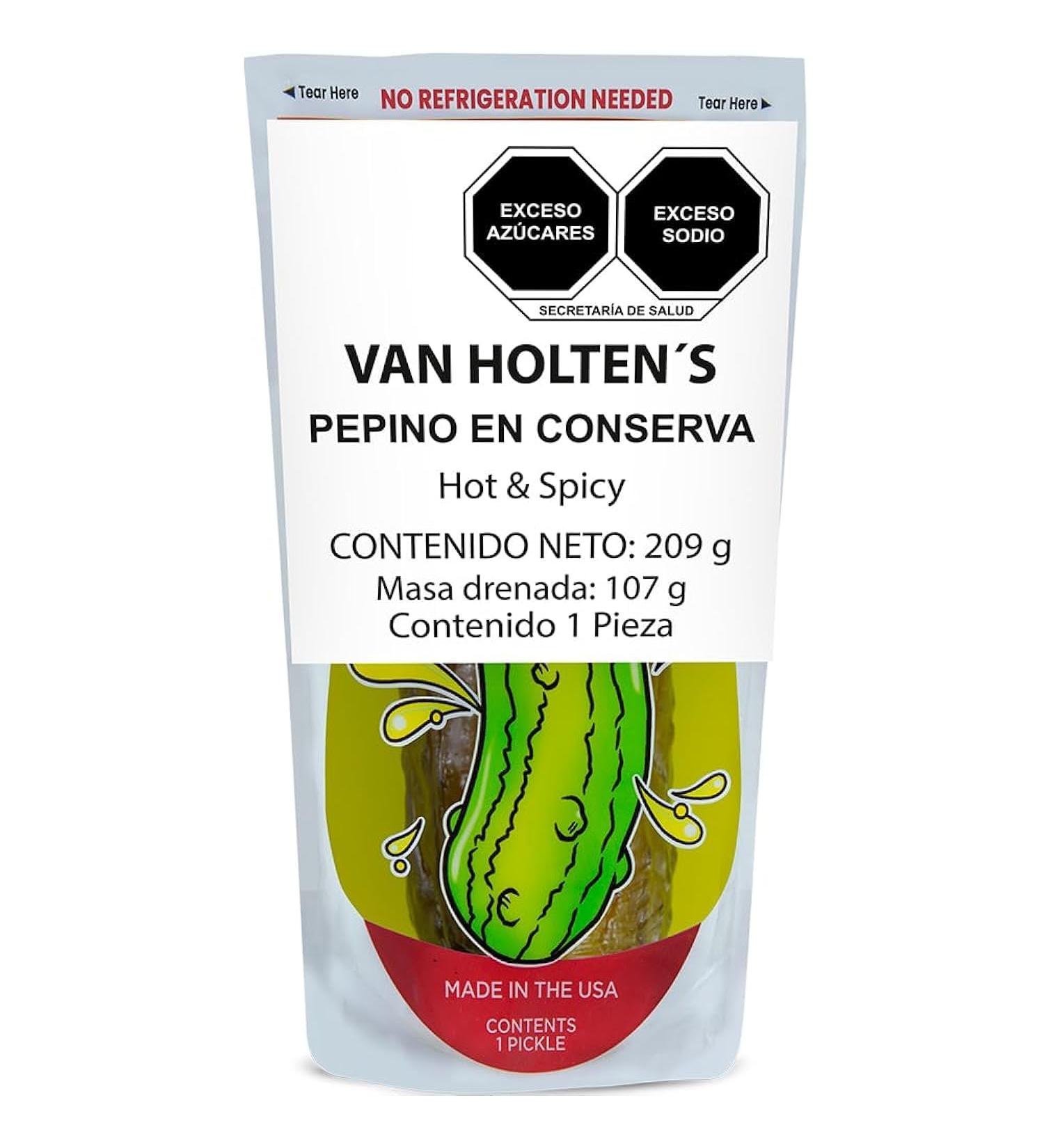 Buy Van Holtens Hot Pickle - 140g | Delicious International Shipping - Buy Online on GoSupps.com