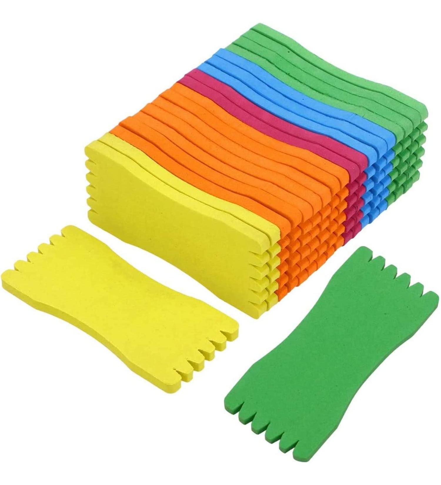 ProLeo Foam Fishing Line Reel - Durable Winding Board Spool Accessories - 10pcs Mixed Color (5x10 cm) for Seamless Fishing - Buy Online on GoSupps.com