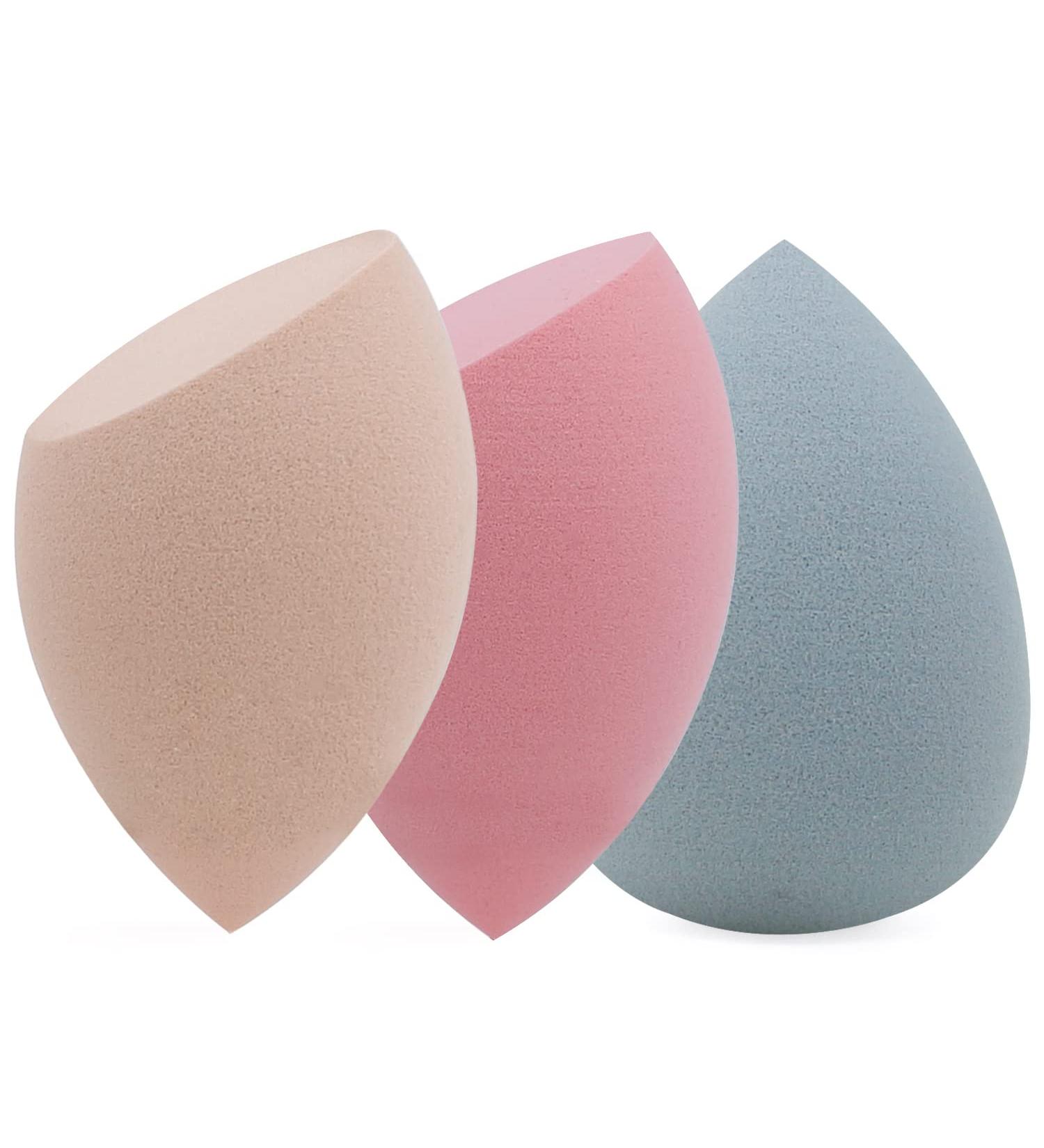 Foonbe Makeup Sponge Set - Soft Blending Sponges for Liquid, Cream & Powder - 3 Macaron Colors - Buy Online on GoSupps.com