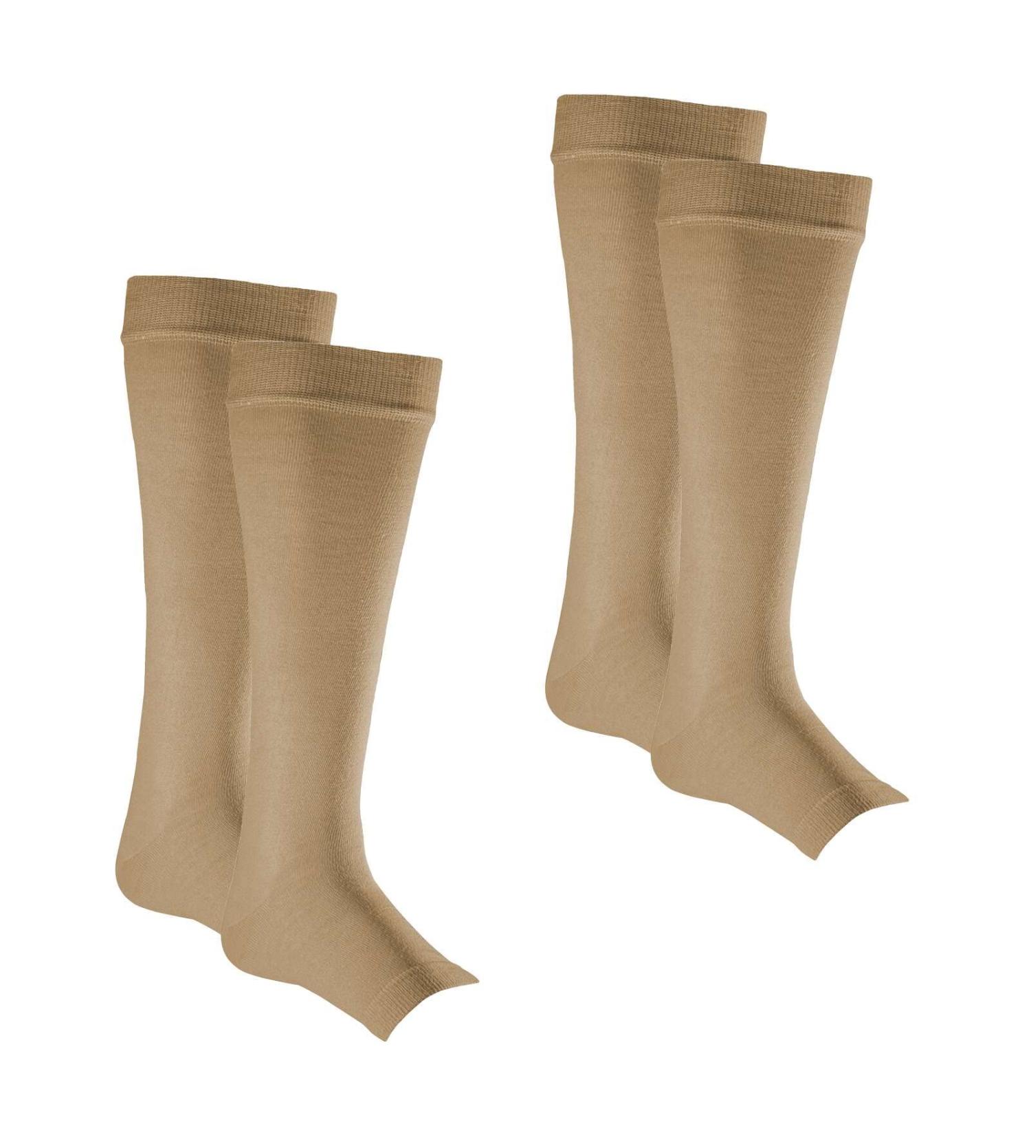 Kinship Comfort Brands Leg Skin Protector Sleeves for Men & Women - 2 Pair Large/X-Large Beige | Protect Sensitive Leg Skin from Bruising, Tears, Abrasions & Sun Exposure - Buy Online on GoSupps.com