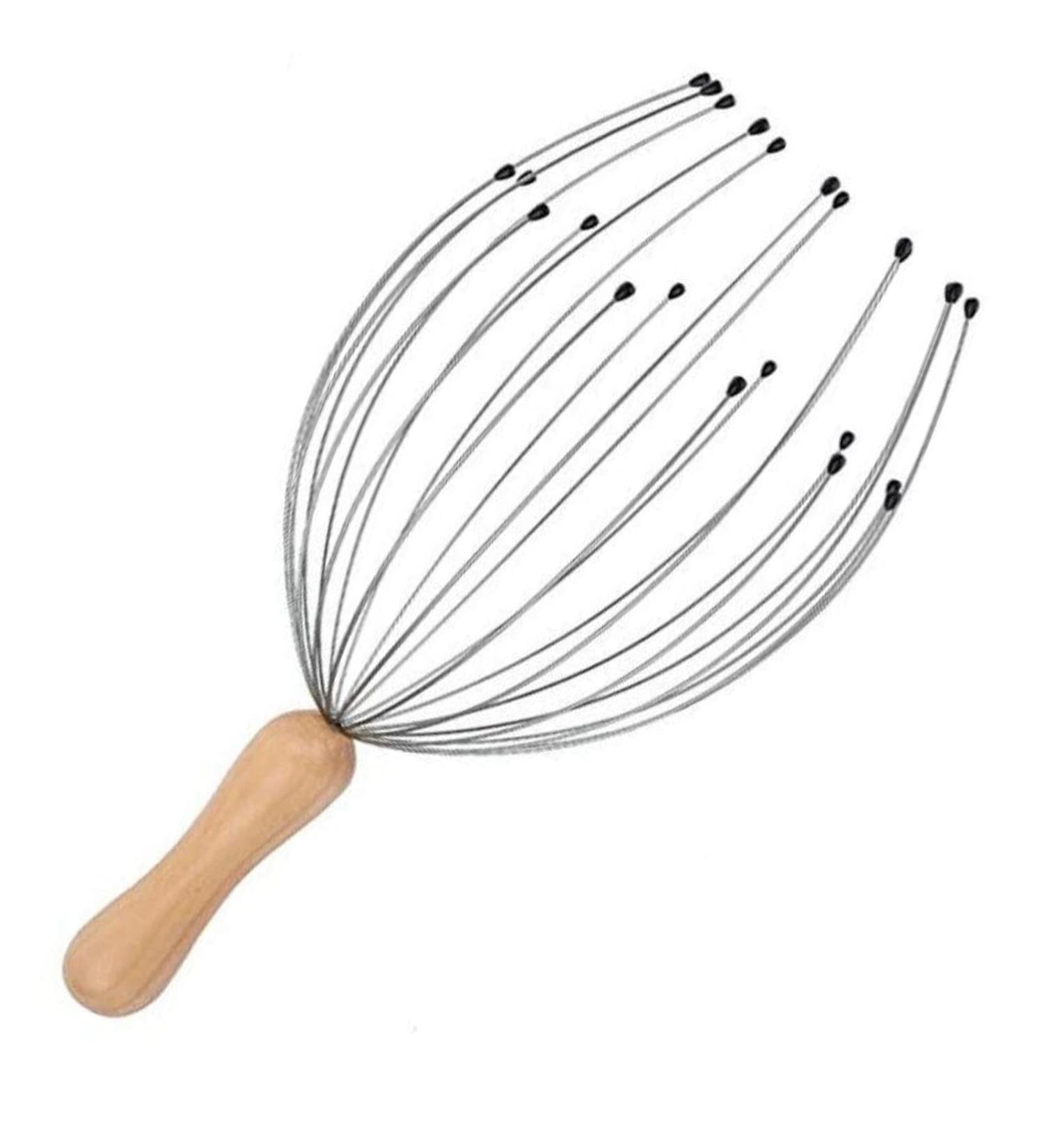 Premium Head Massage Spider | 24 Claw Head Massager for Deep Relaxation Hair Stimulation & Stress Relief Shop Now! - Buy Online on GoSupps.com