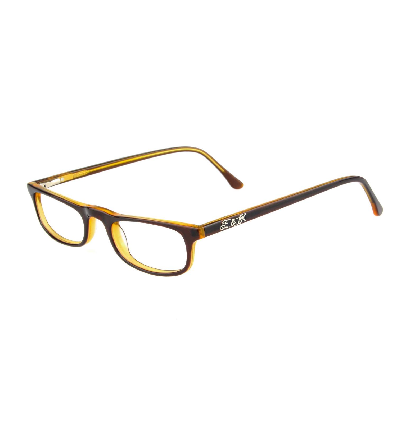 Edison & King Practical Reading Glasses - Premium +1.00 dpt Lenses in Brown | Two Wearing Options for International Shipping - Buy Online on GoSupps.com
